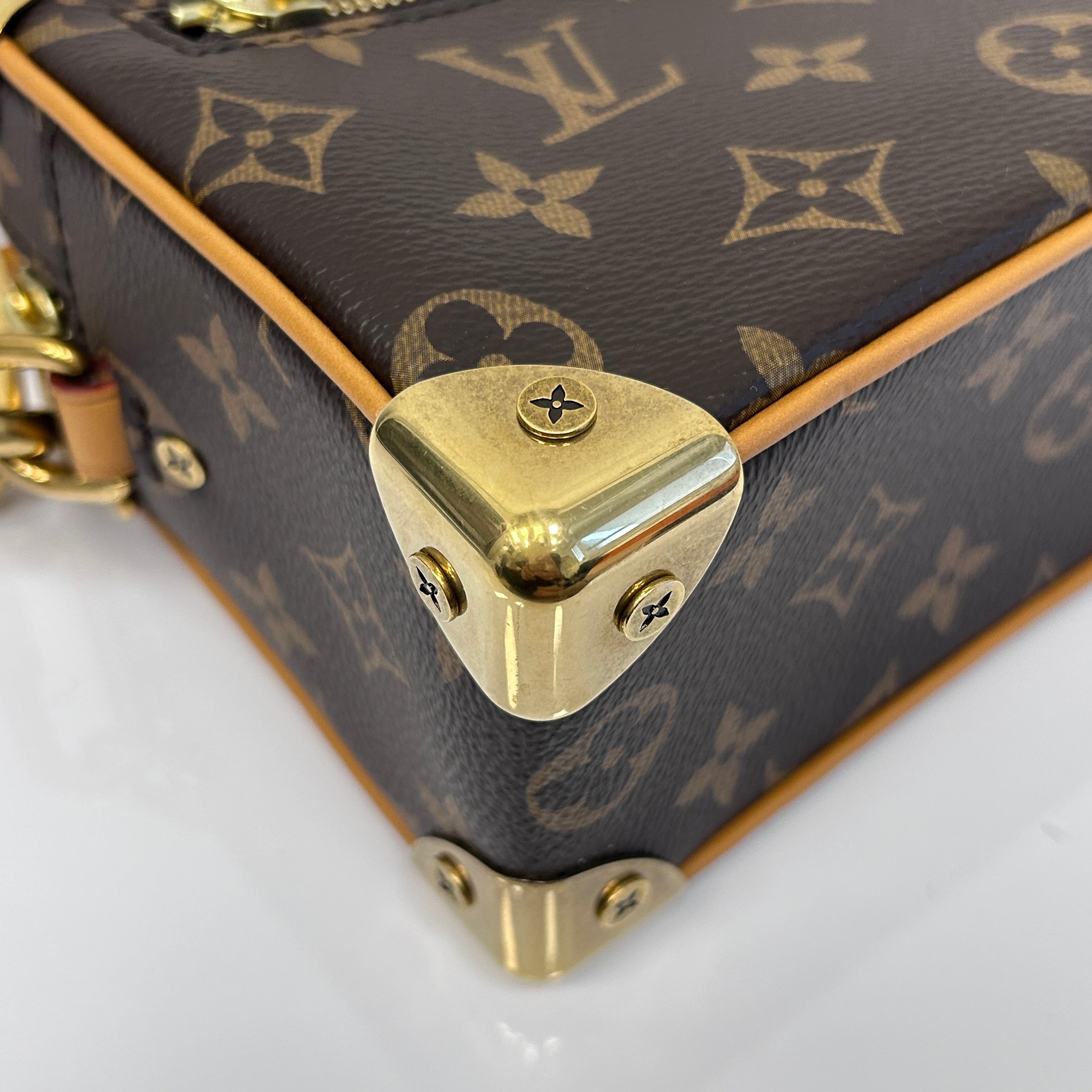 Monogram Legacy Brown Mini Soft Trunk w/GHW