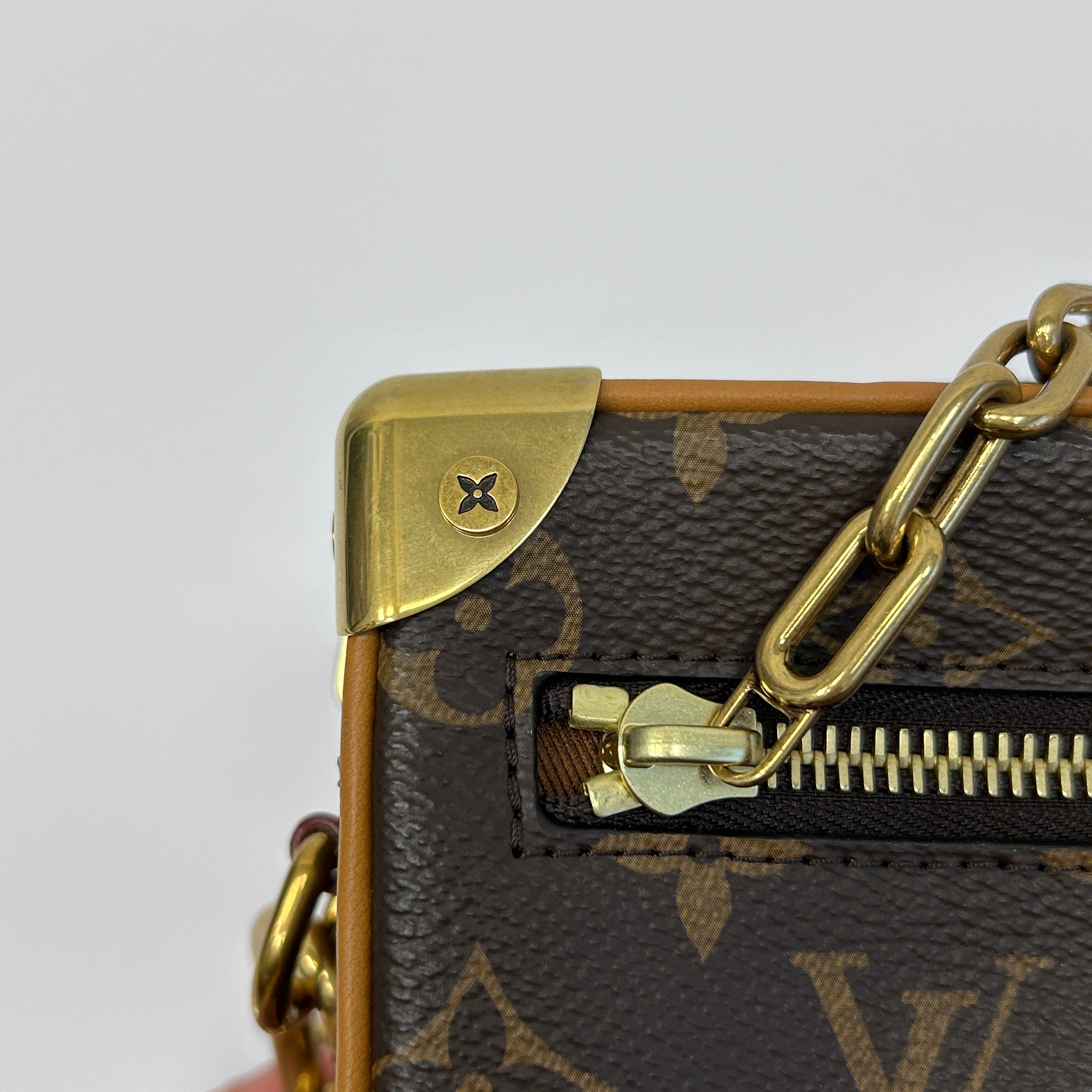 Monogram Legacy Brown Mini Soft Trunk w/GHW