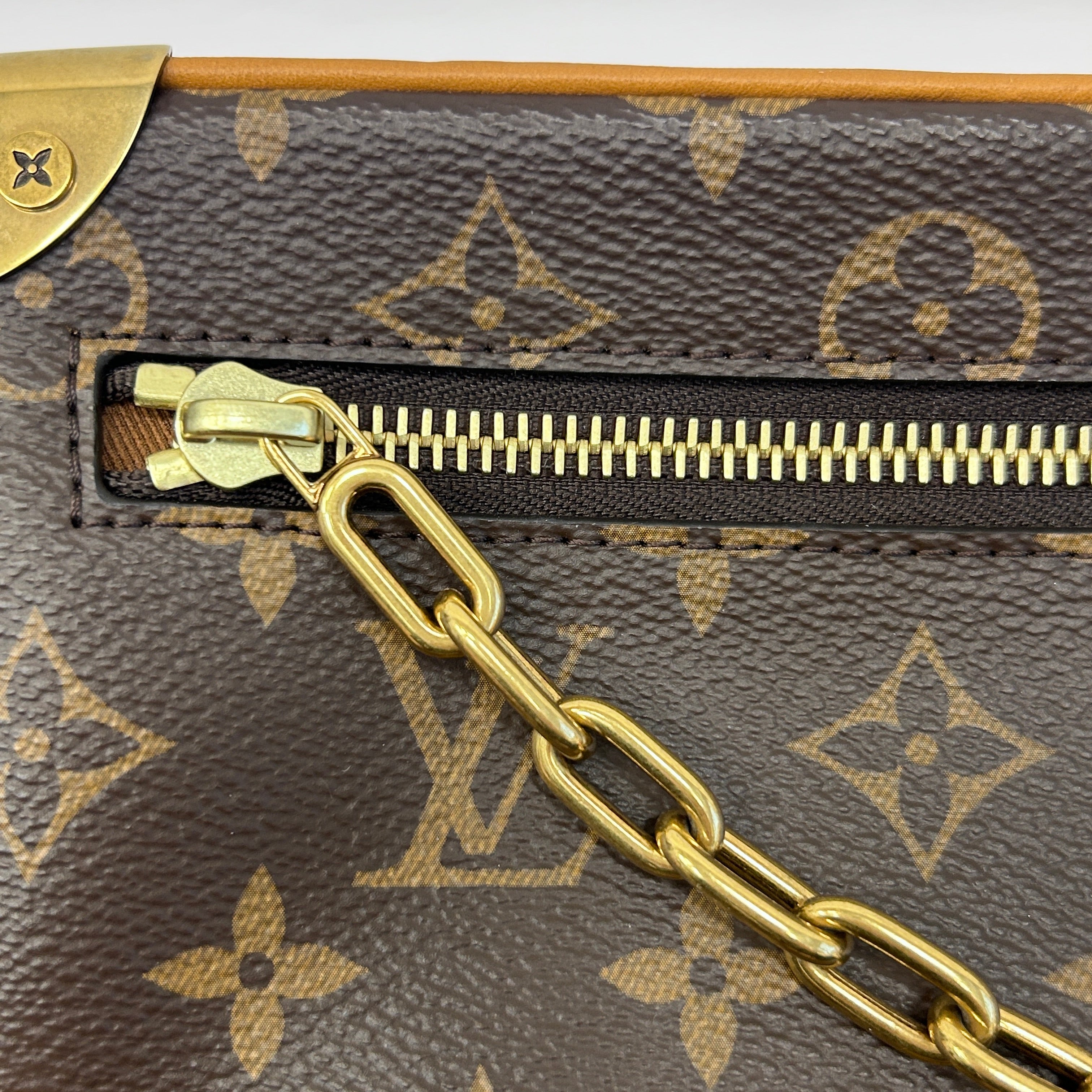 Monogram Legacy Brown Mini Soft Trunk w/GHW