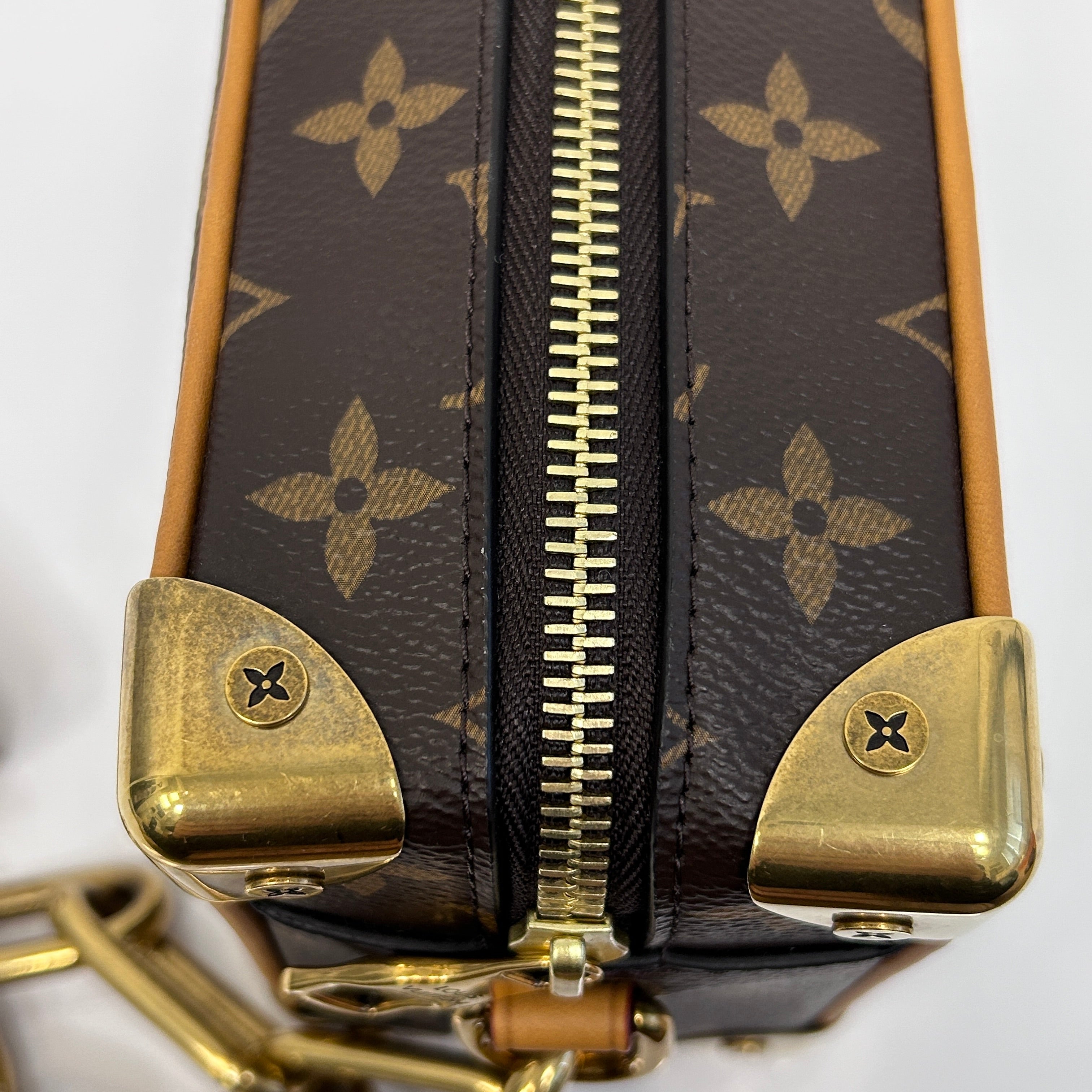 Monogram Legacy Brown Mini Soft Trunk w/GHW