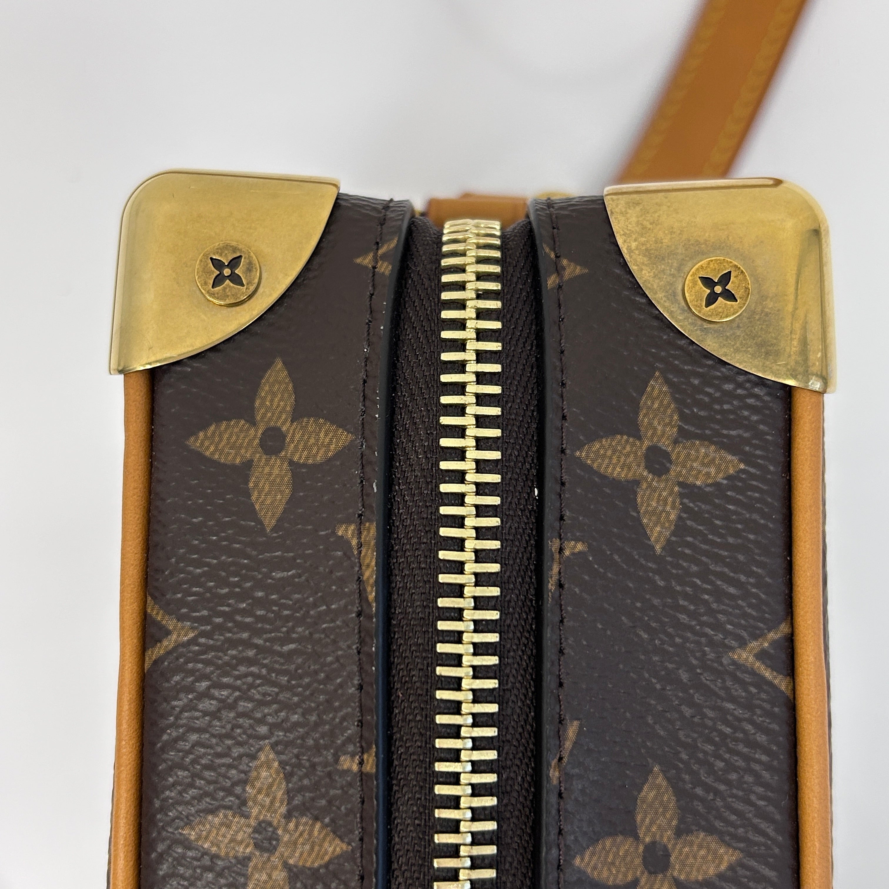 Monogram Legacy Brown Mini Soft Trunk w/GHW