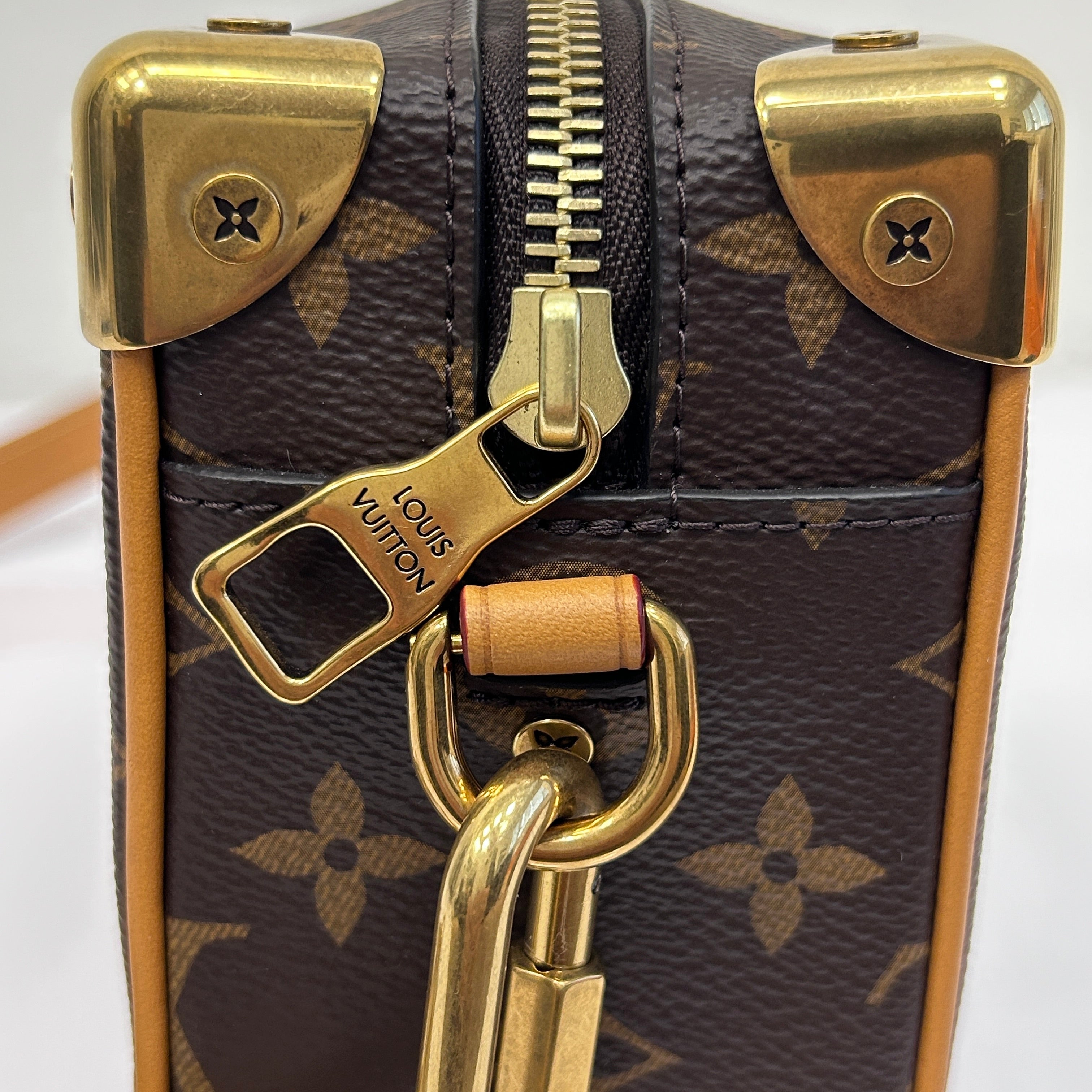 Monogram Legacy Brown Mini Soft Trunk w/GHW