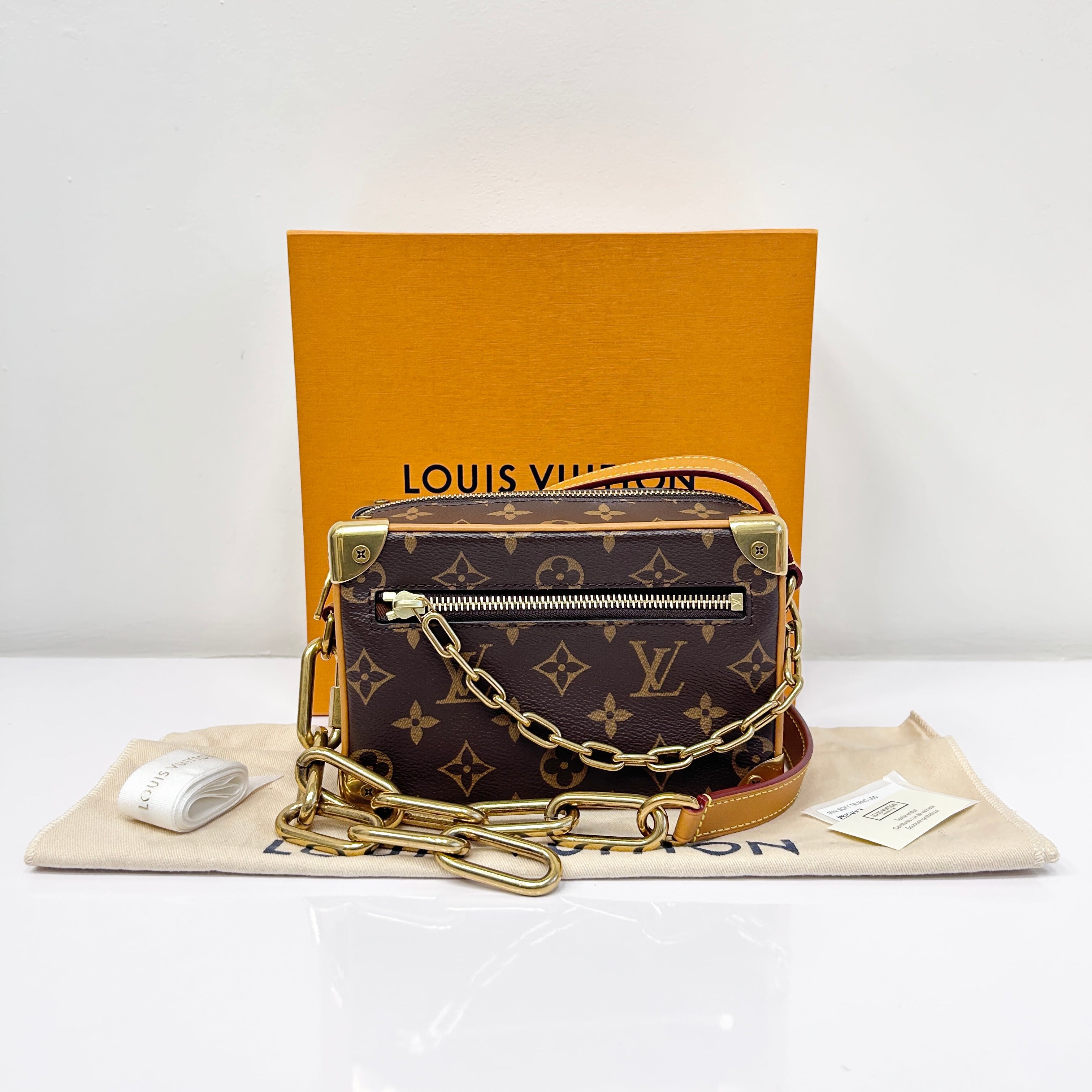 Monogram Legacy Brown Mini Soft Trunk w/GHW