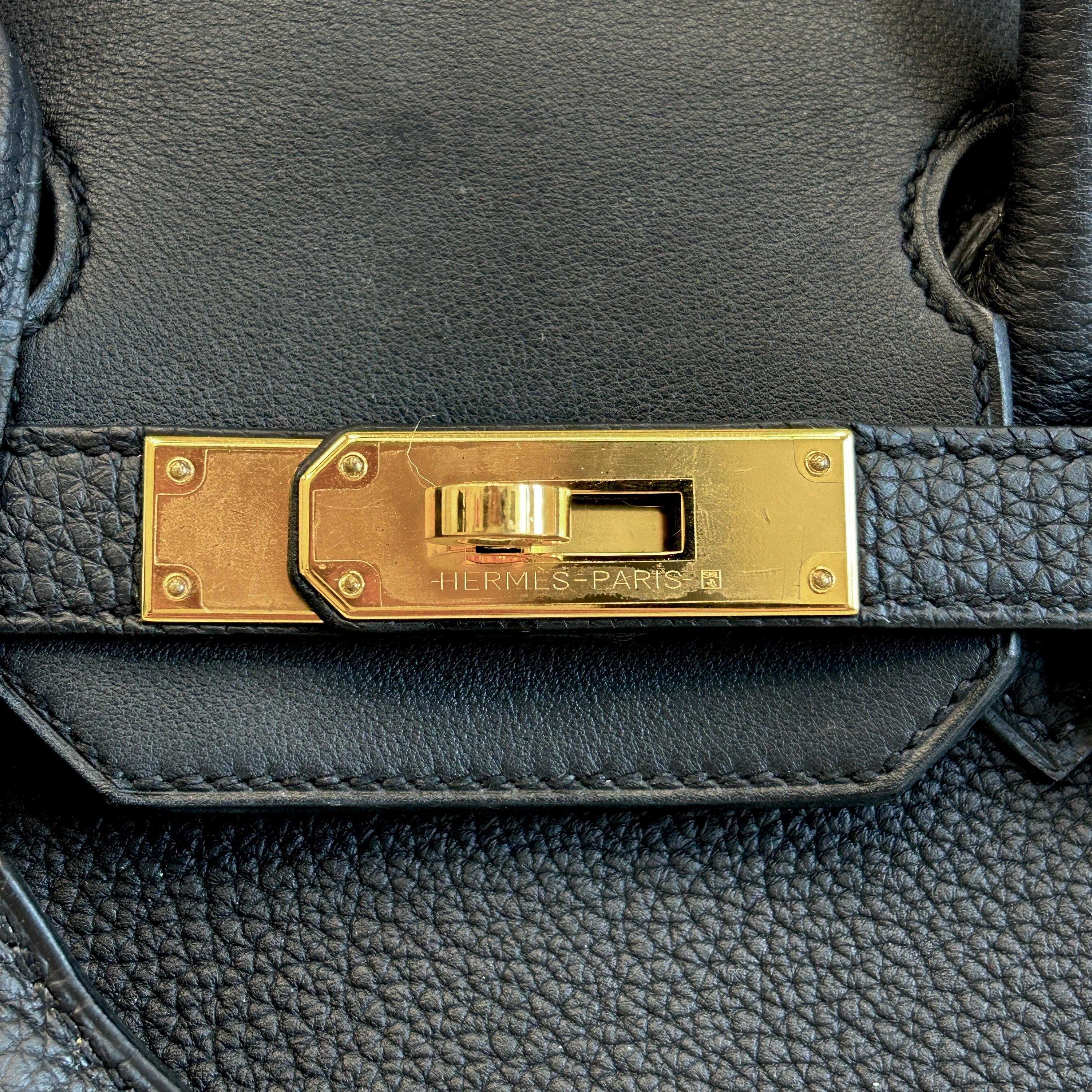 Black Togo 3 in 1 Birkin 30 w/GHW
