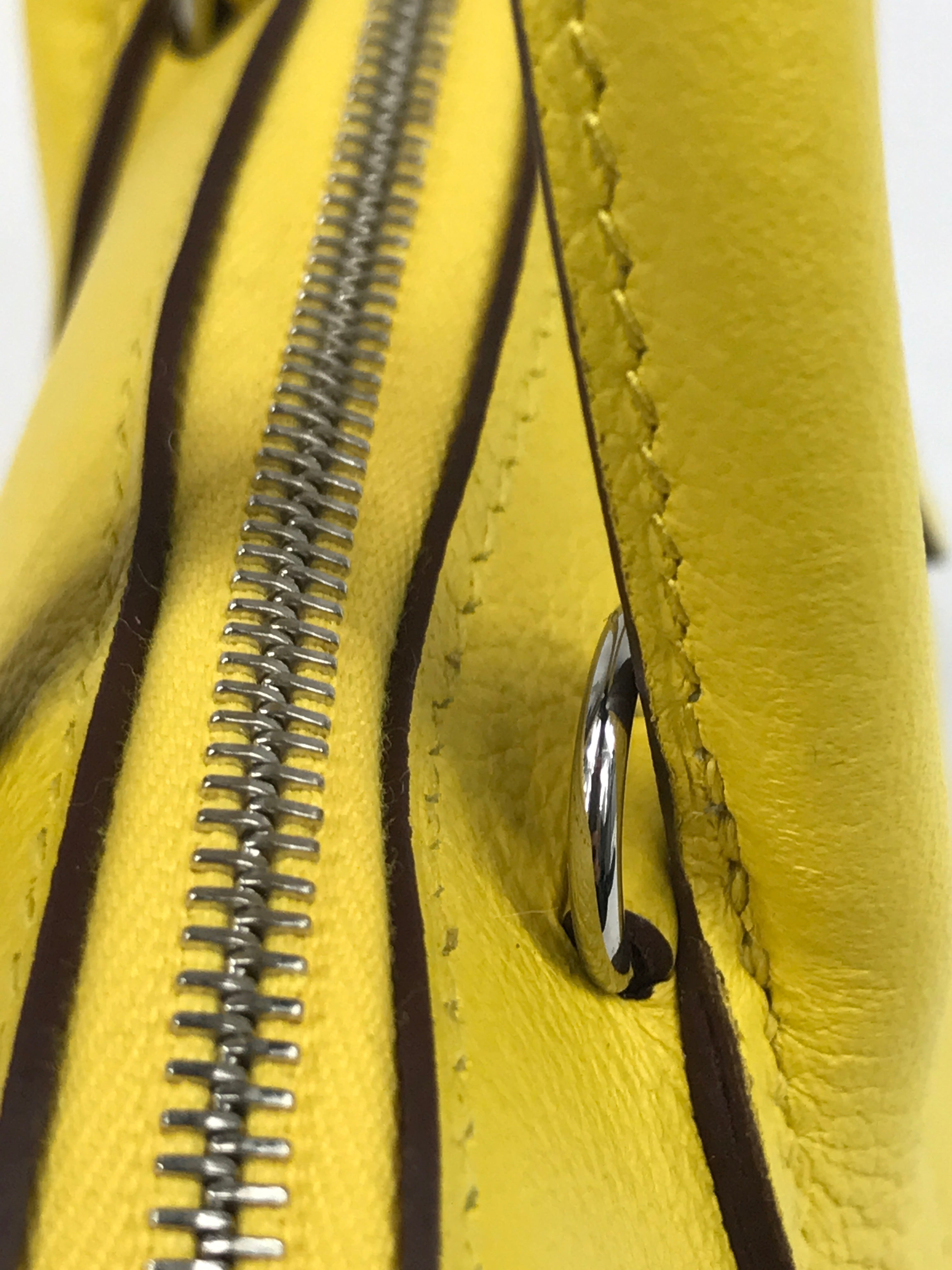Evercolor Jaune de Naples 1923 Mini Bolide Bag w/PHW
