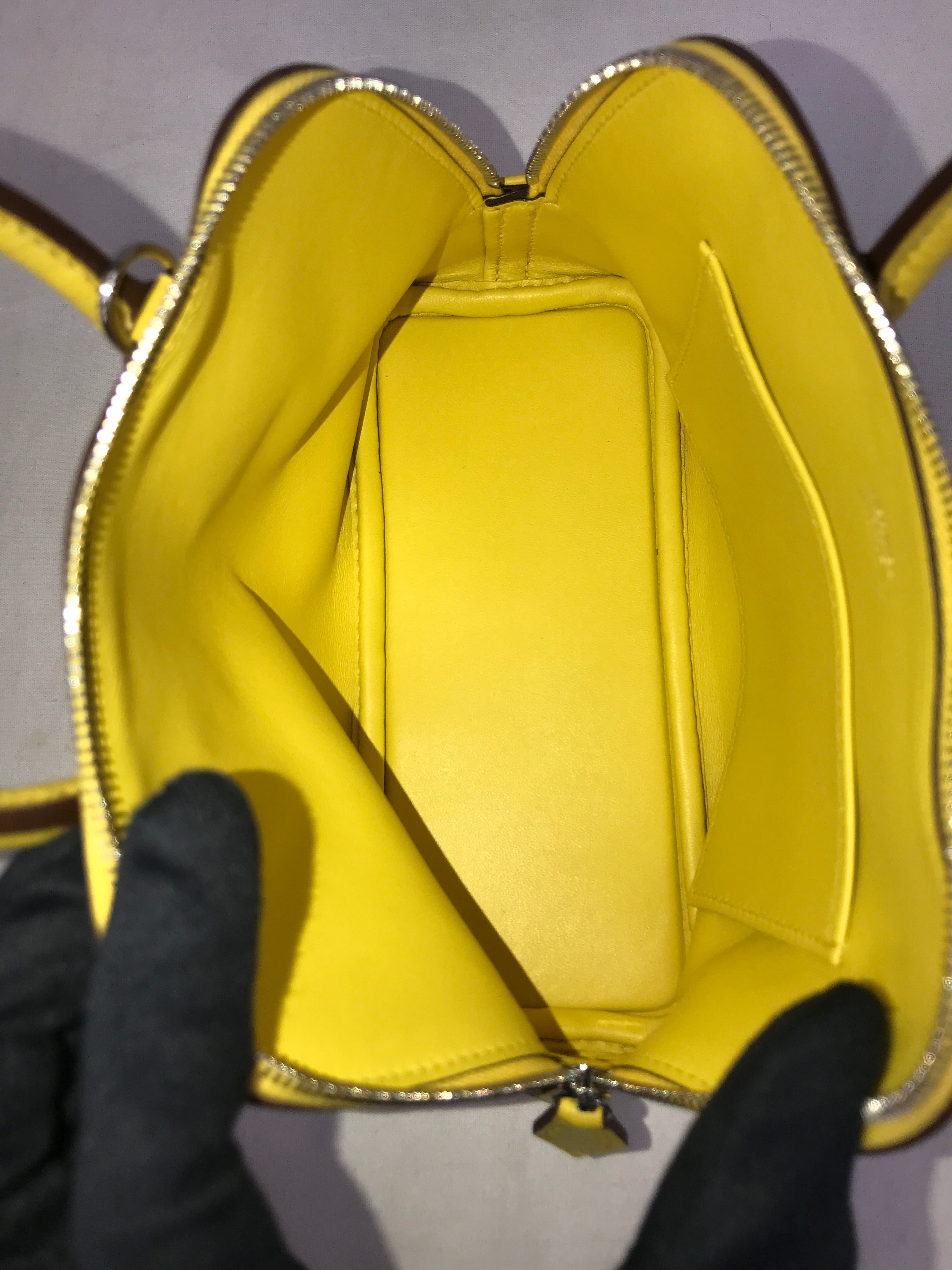 Evercolor Jaune de Naples 1923 Mini Bolide Bag w/PHW
