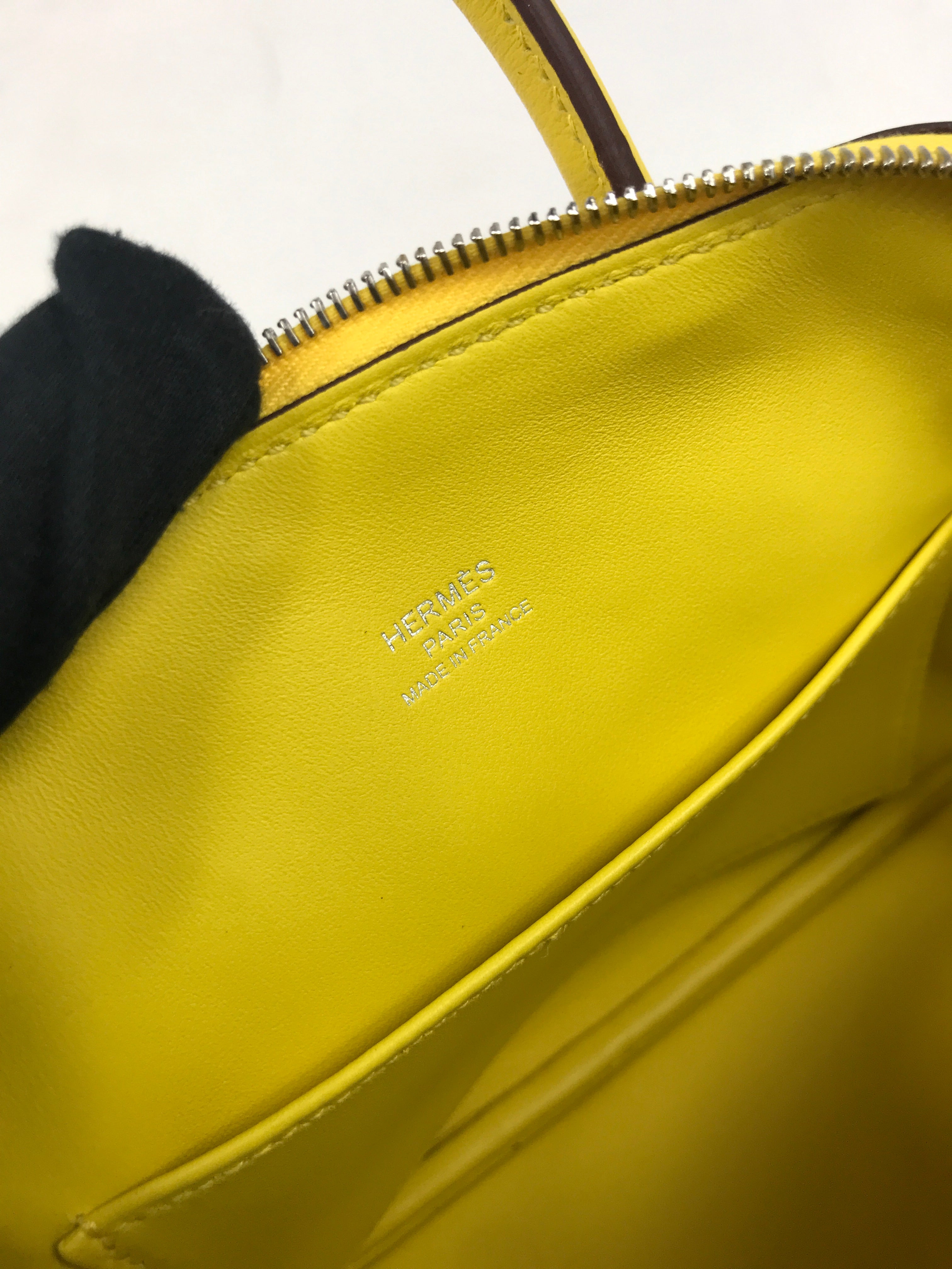 Evercolor Jaune de Naples 1923 Mini Bolide Bag w/PHW