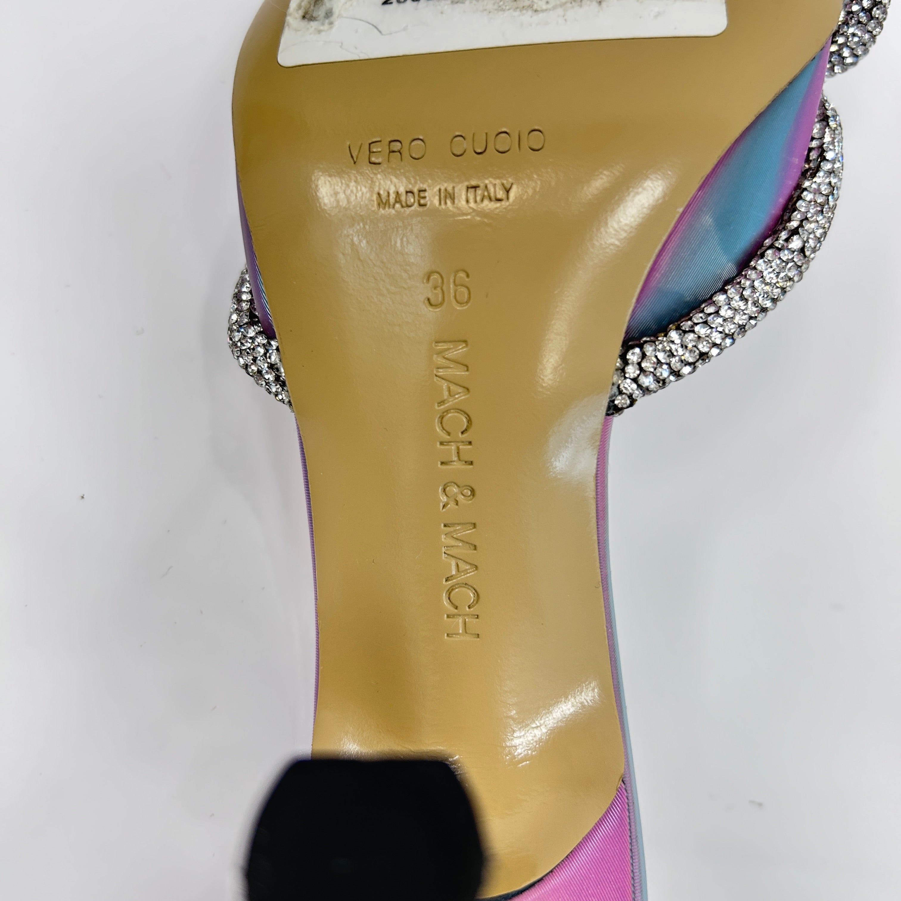 LED Pink Double Bow Mules 85MM