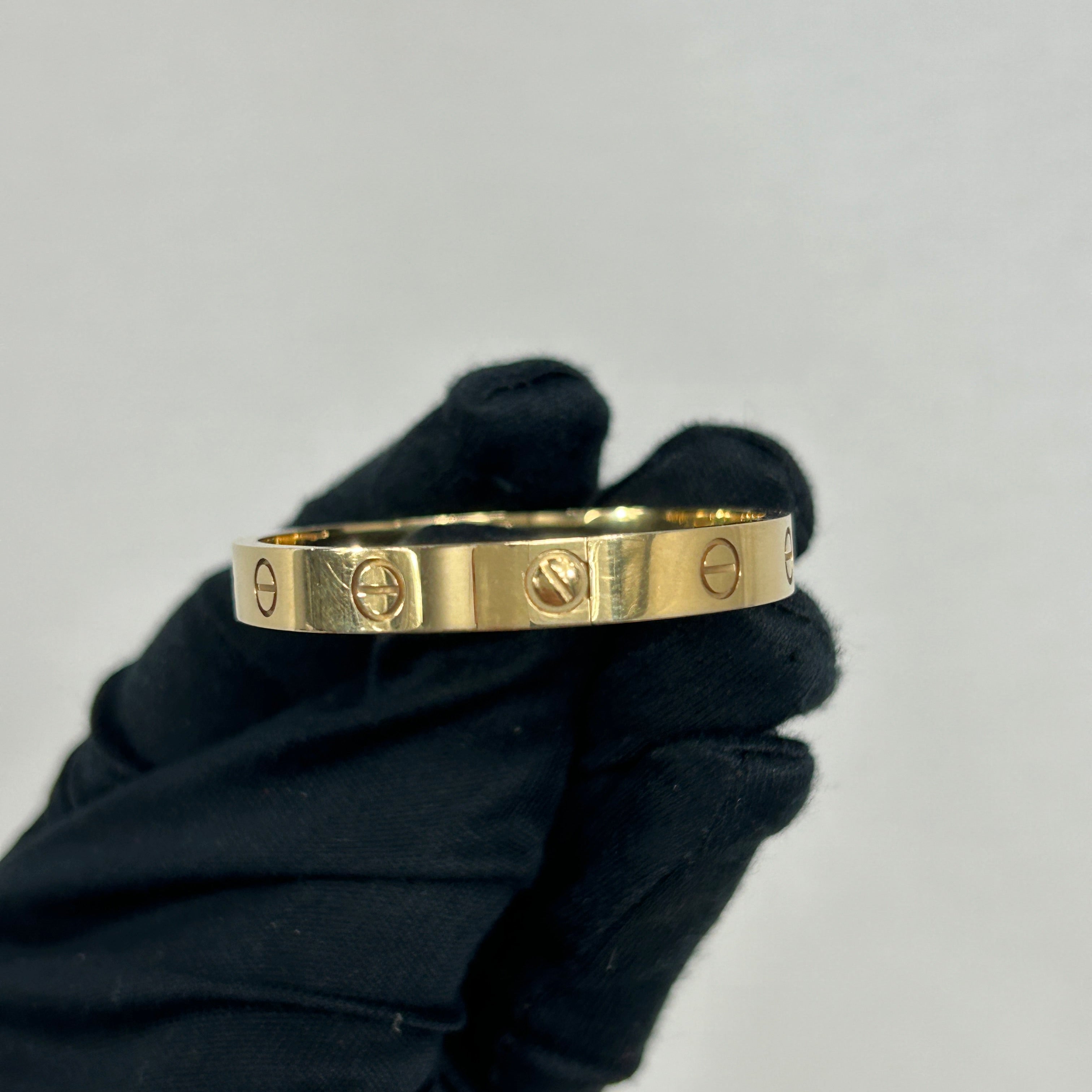 18K Yellow Gold Classic Model Love Bangle