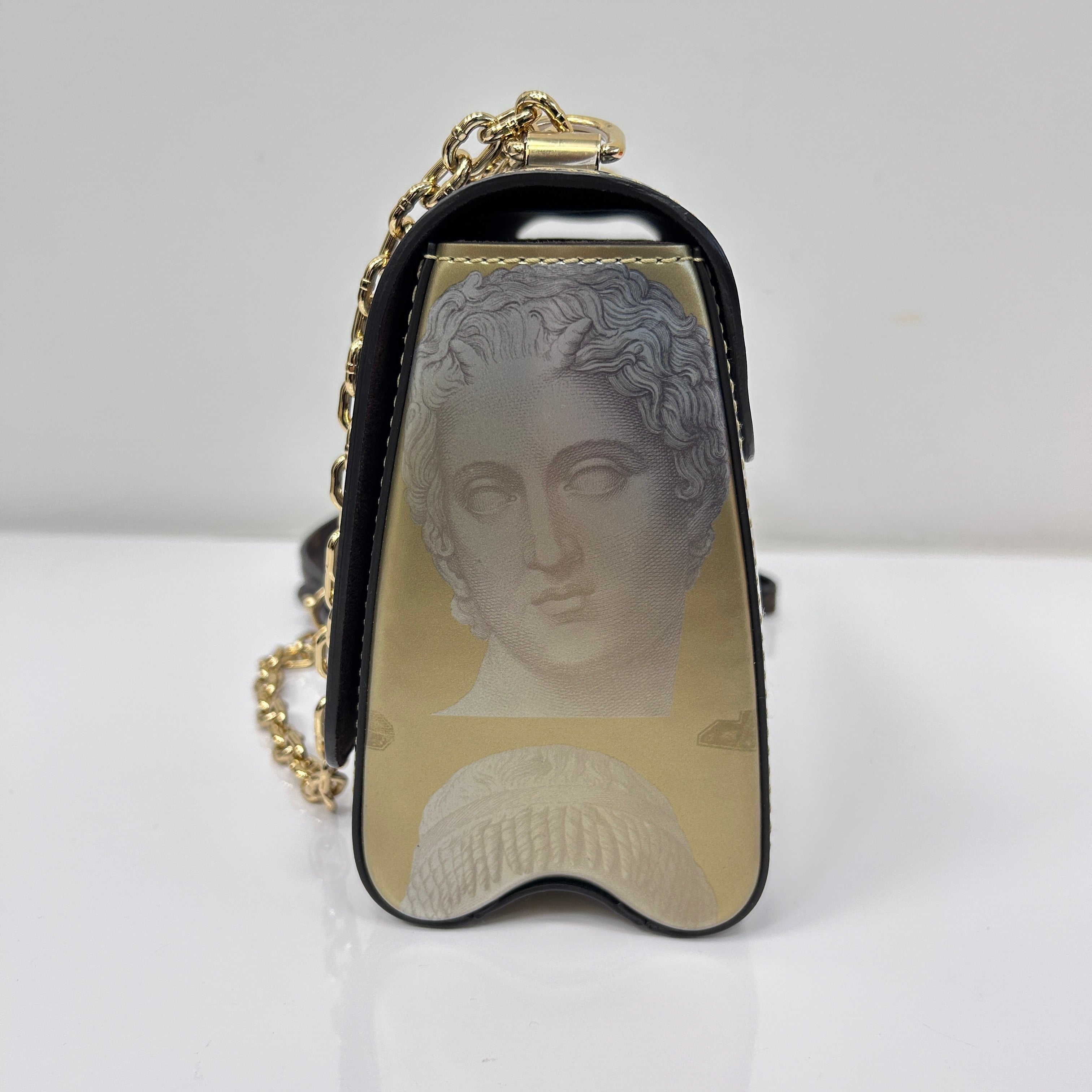 2021 Special Collection Faded Portrait Twist MM Bag w/GHW