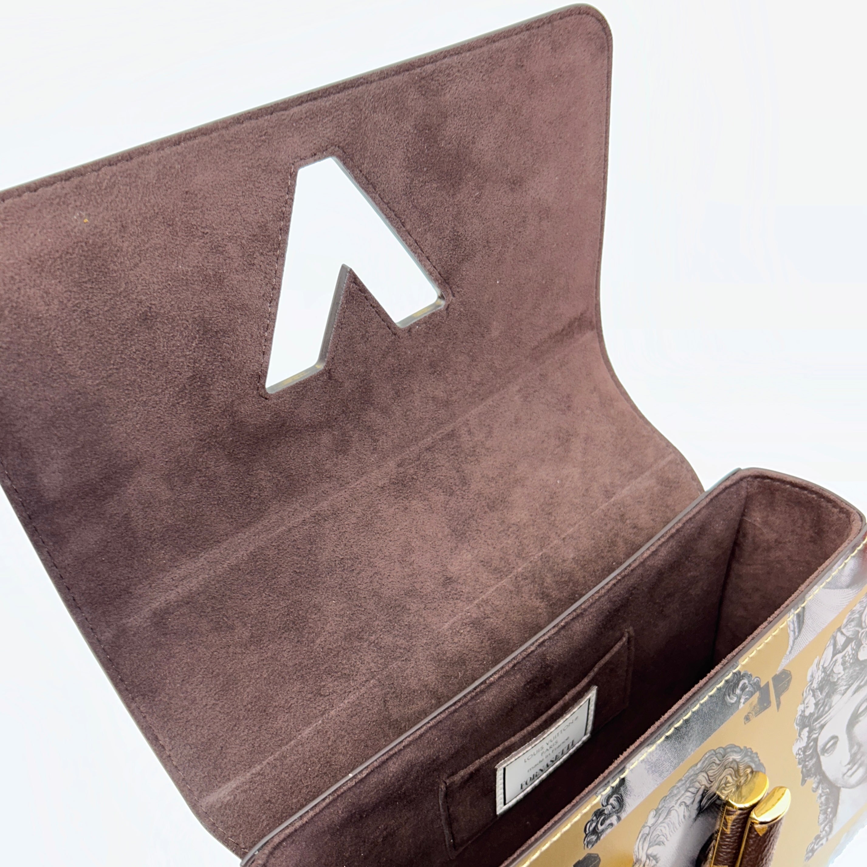 2021 Special Collection Faded Portrait Twist MM Bag w/GHW