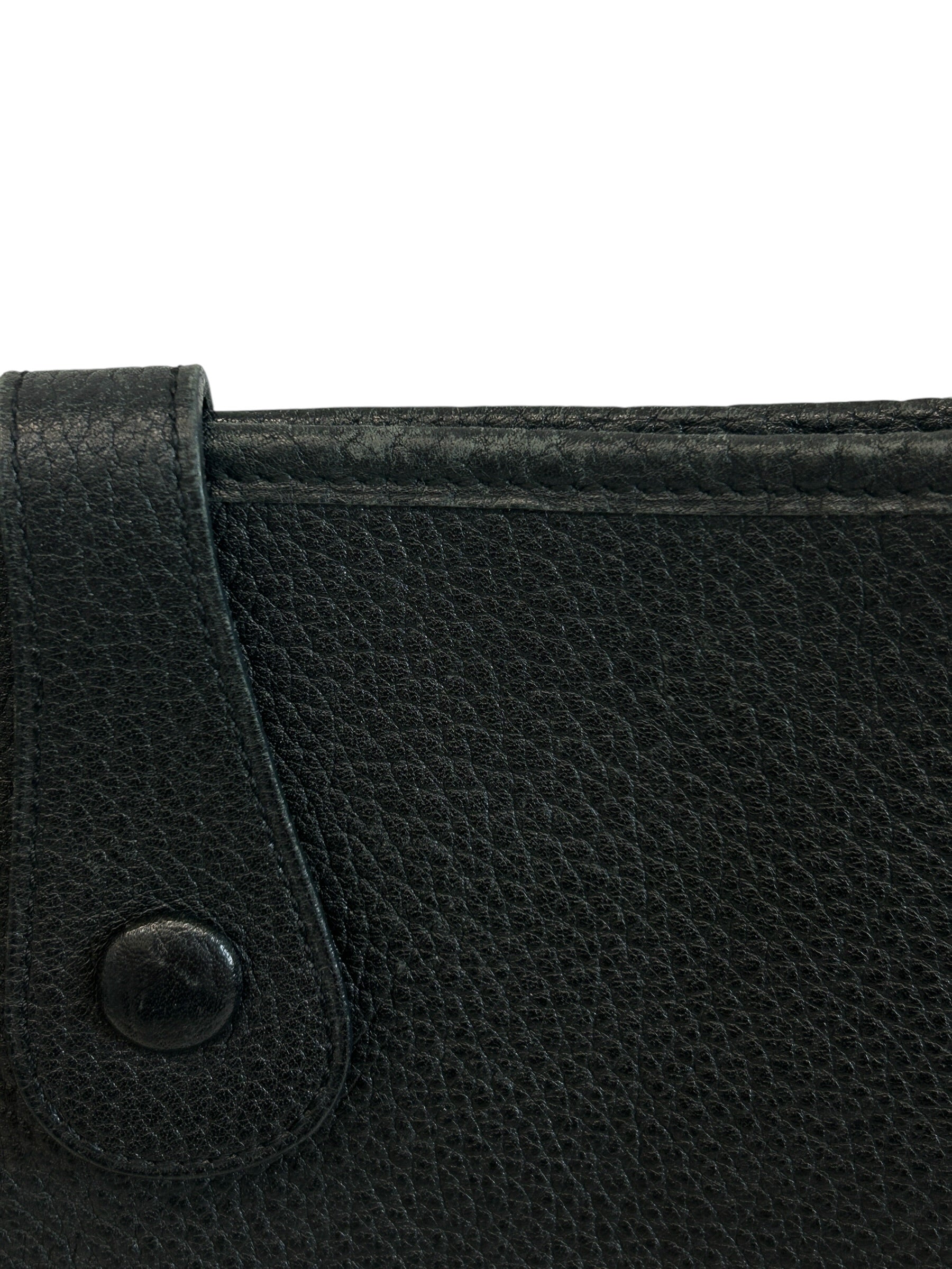 Hermes Black Leather Evelyne III PM 29 w/GHW