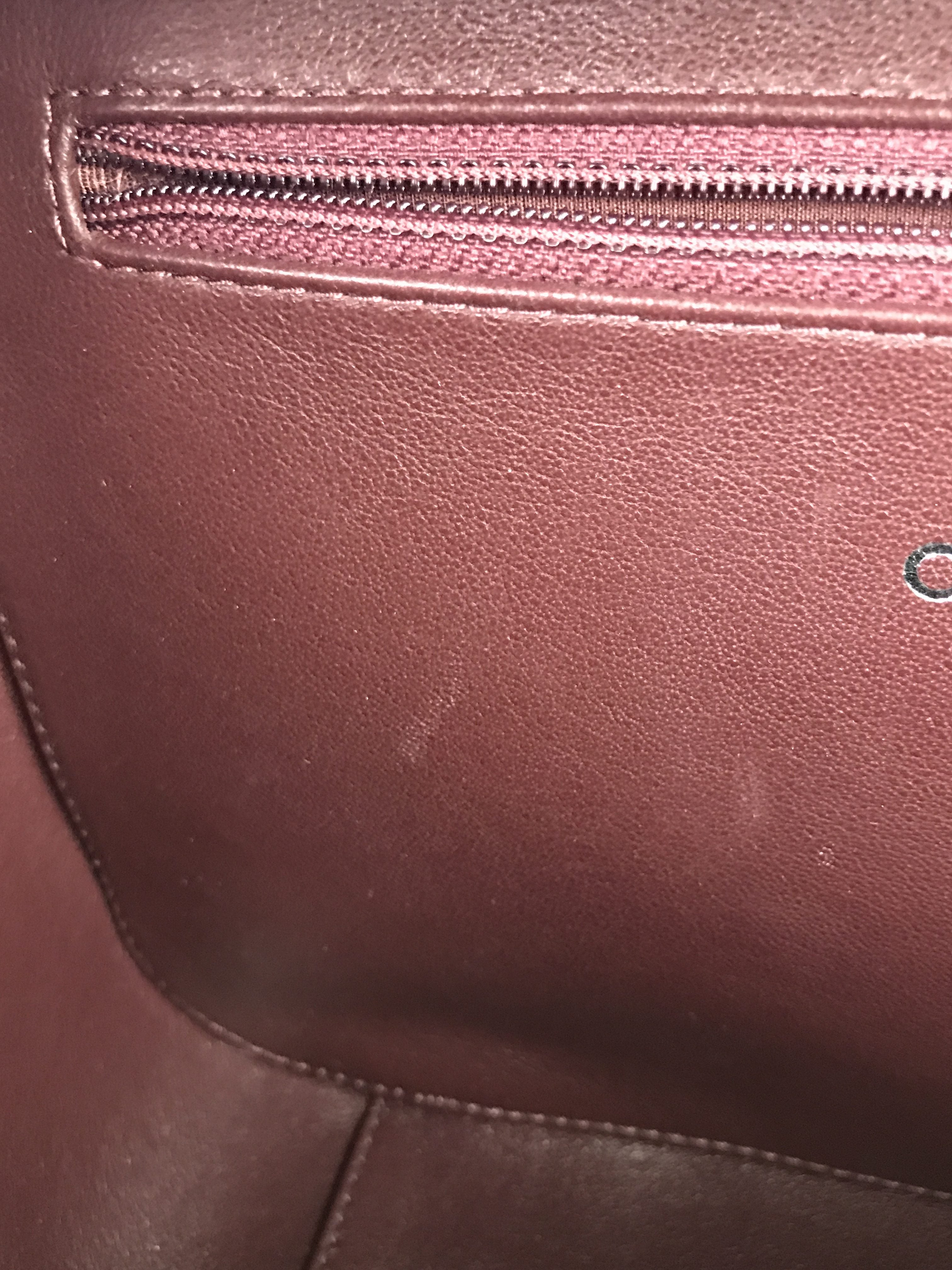 Caviar Silver Large CC Vanity Case Bag W/SHW