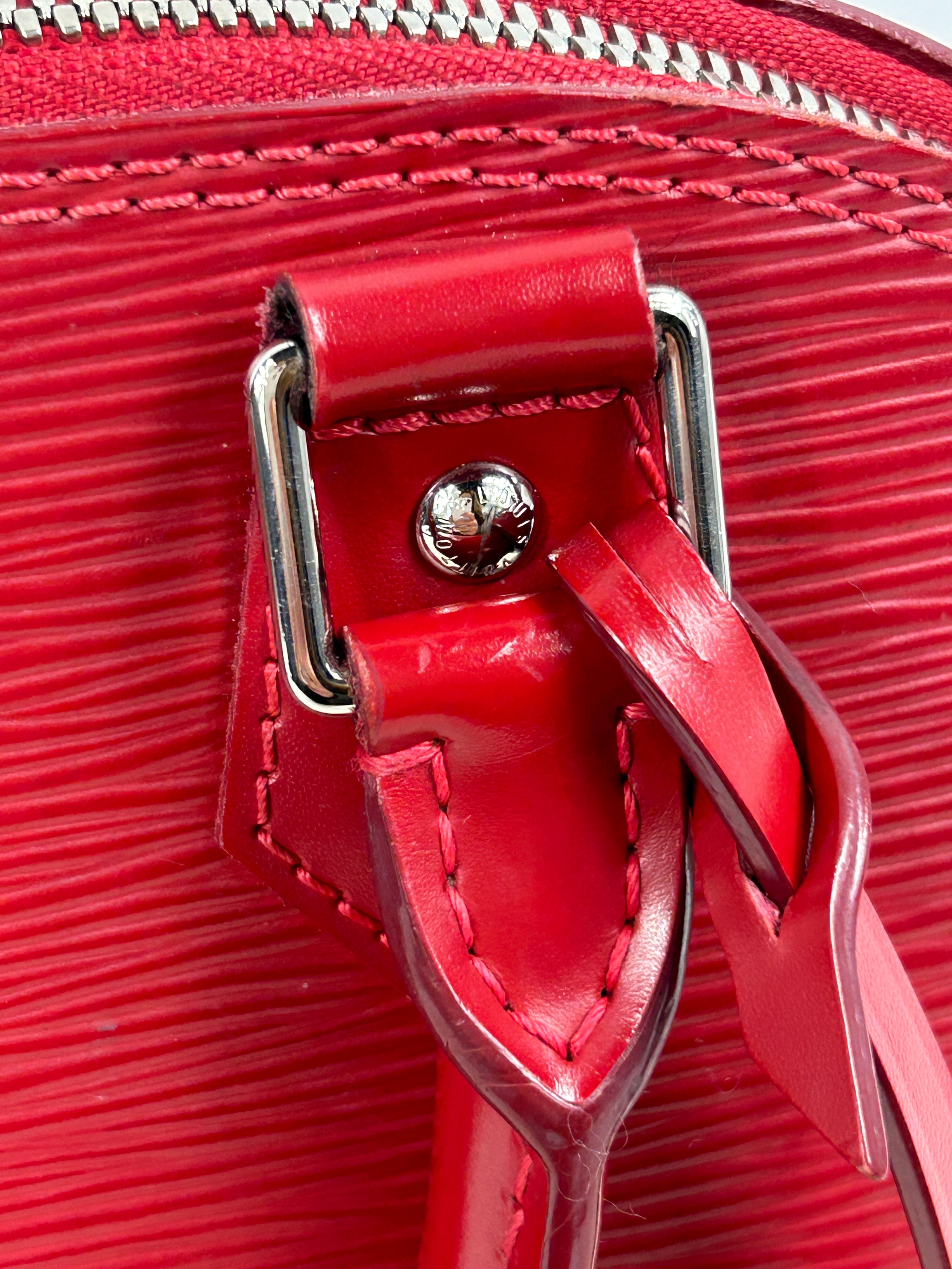 Red Epi Leather Alma BB w/SHW