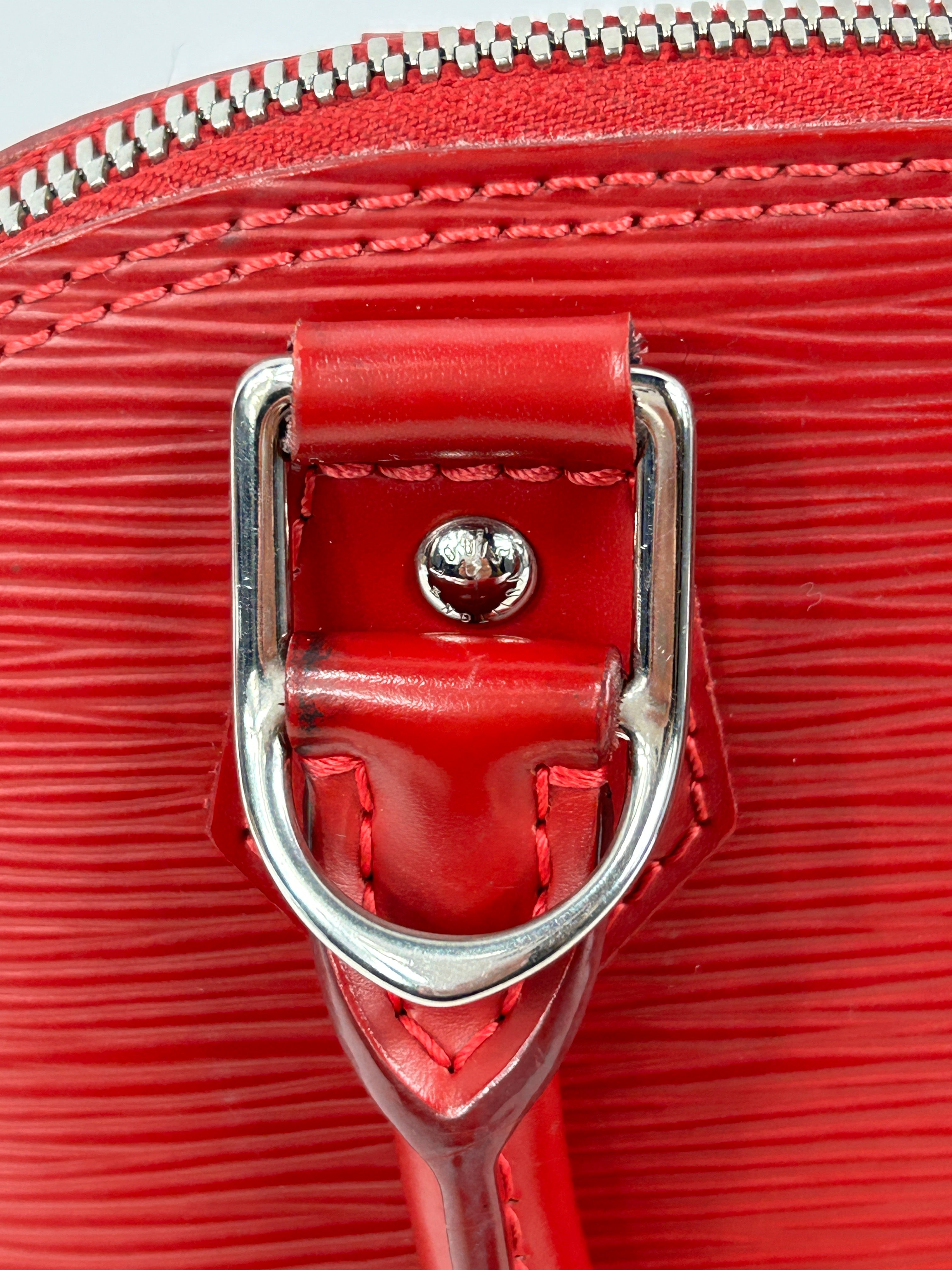 Red Epi Leather Alma BB w/SHW
