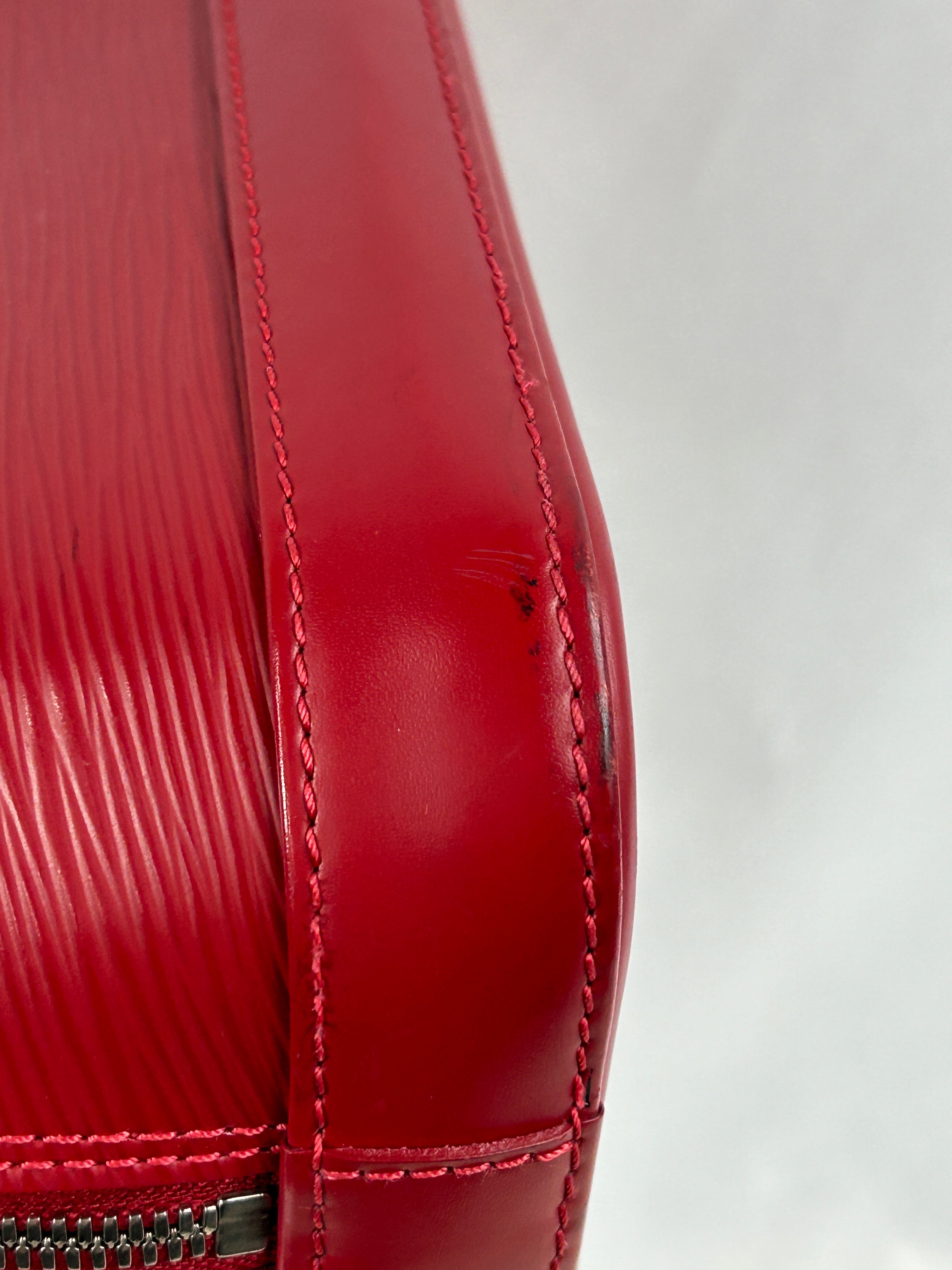 Red Epi Leather Alma BB w/SHW