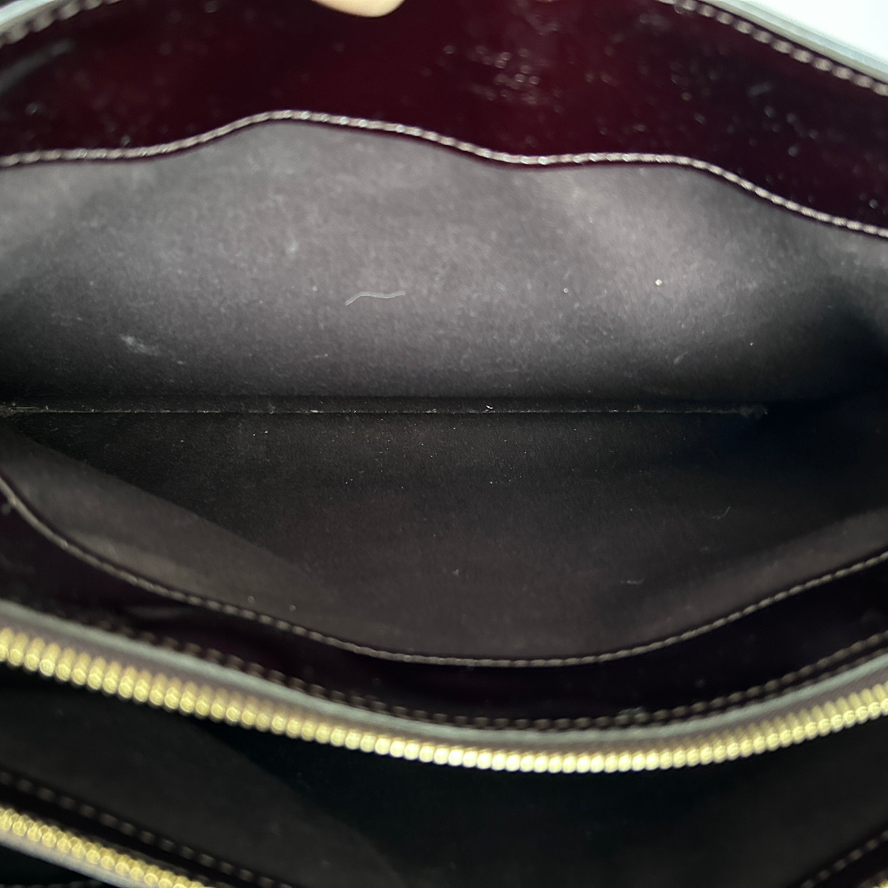 Amarante Monogram Vernis Melrose Bag w/GHW