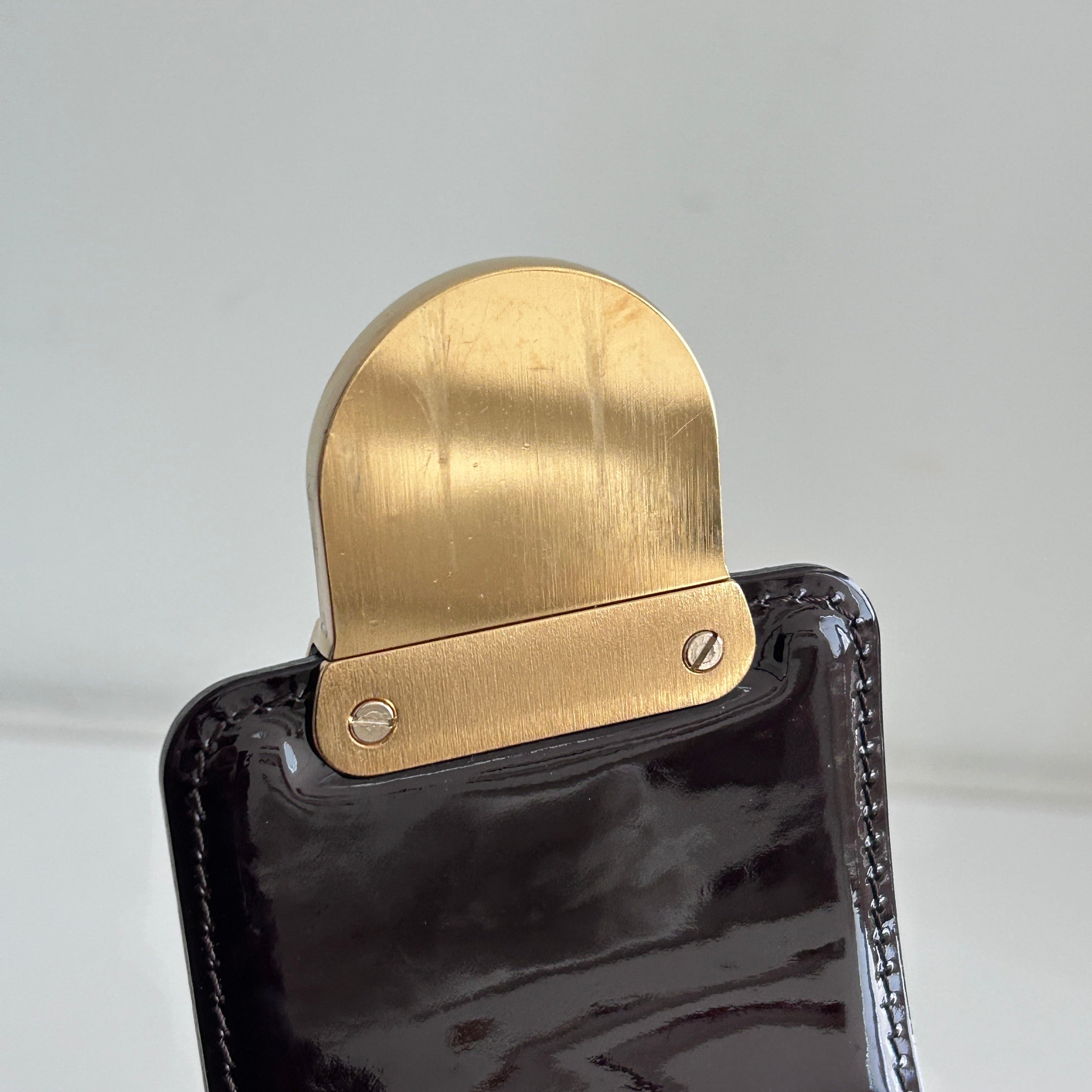 Amarante Monogram Vernis Melrose Bag w/GHW