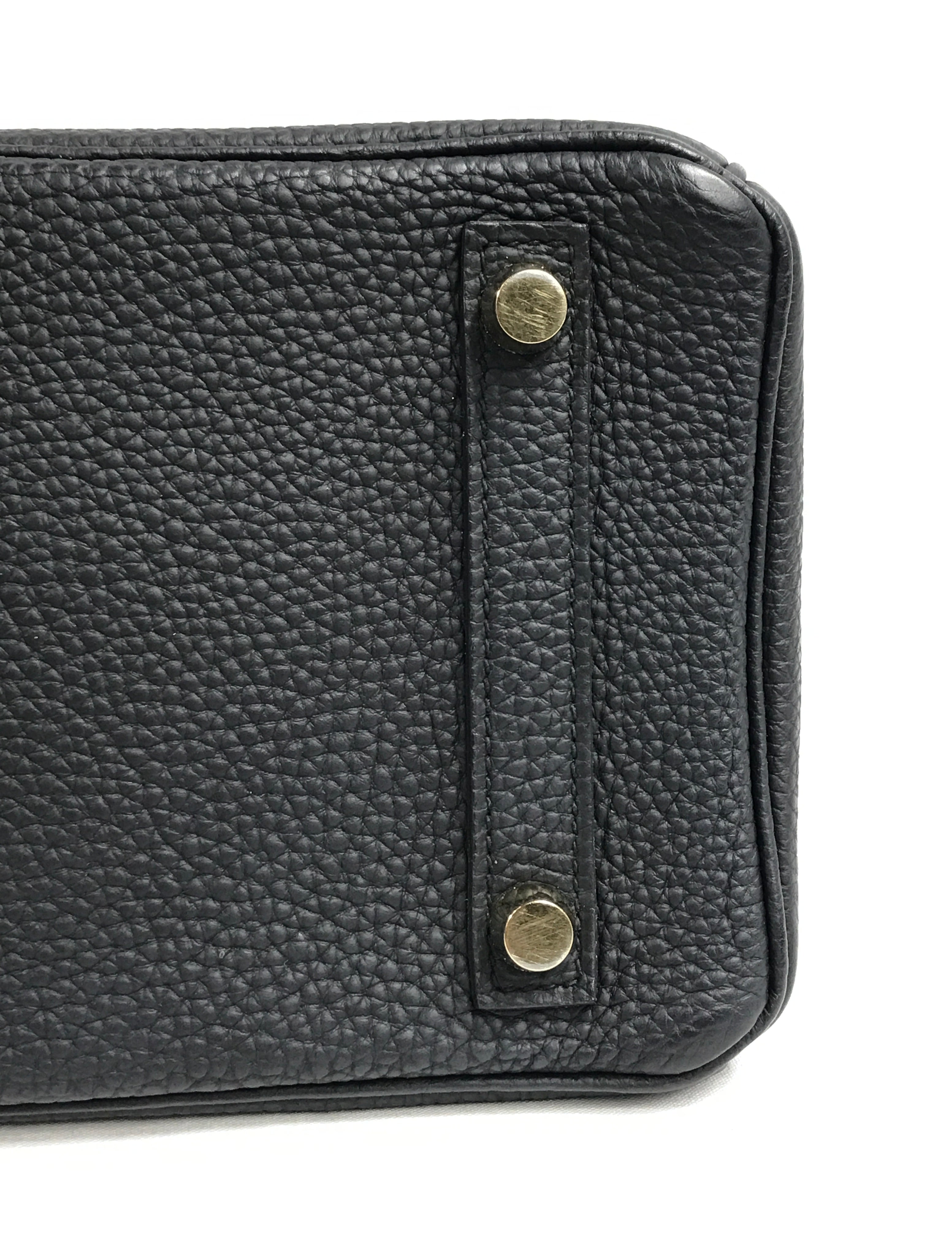 Black Togo Birkin 25 w/GHW