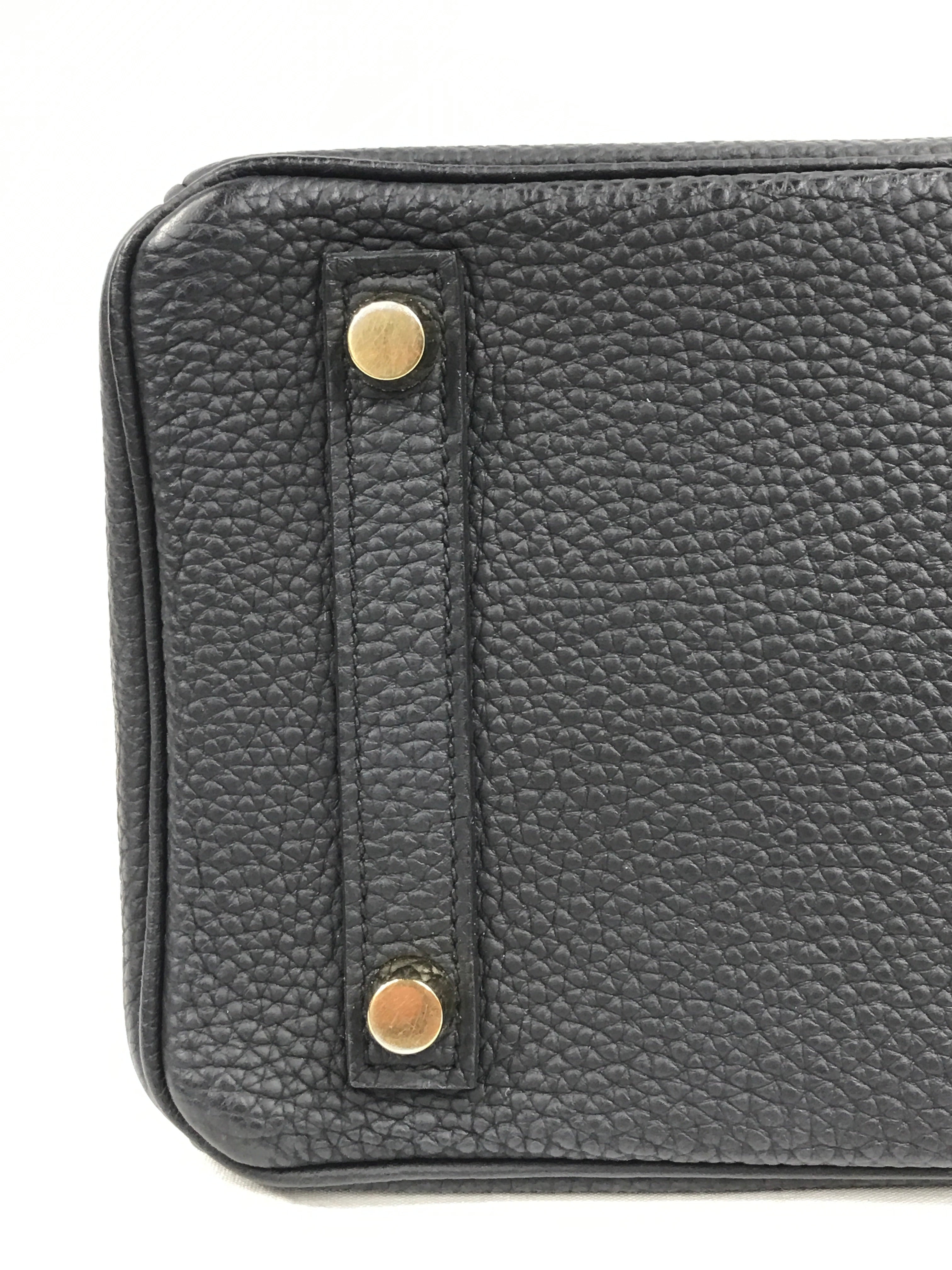 Black Togo Birkin 25 w/GHW