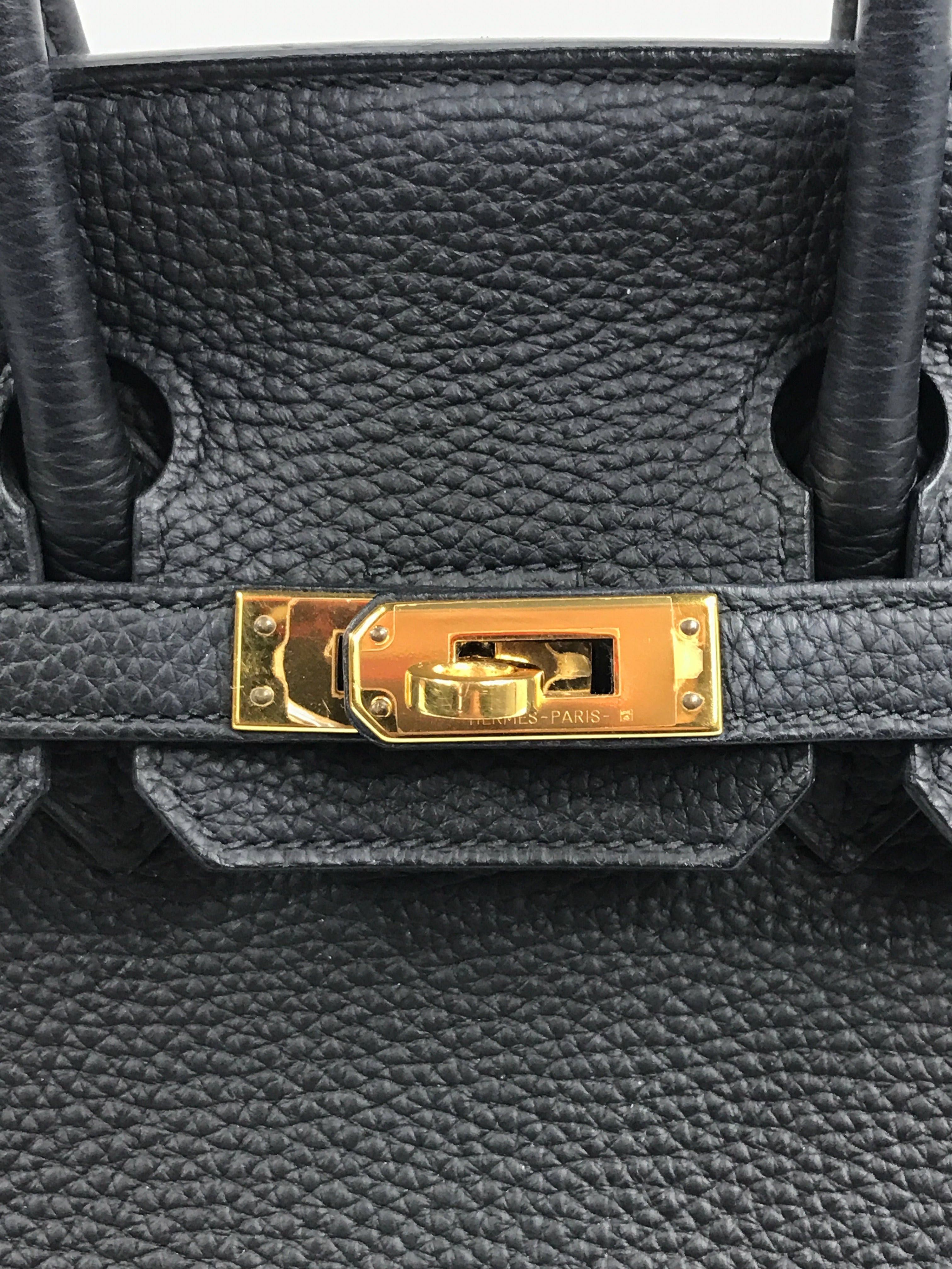 Black Togo Birkin 25 w/GHW