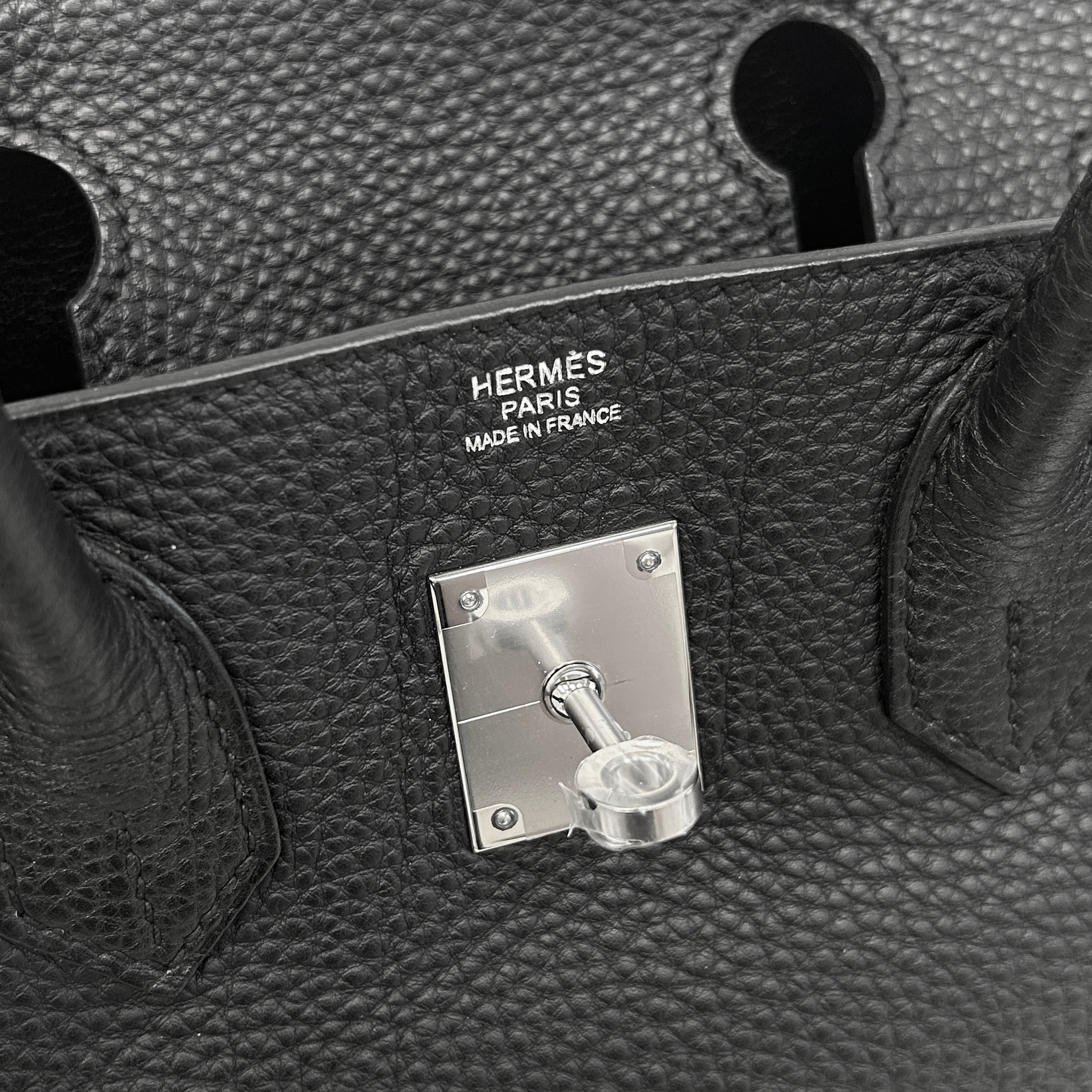 Black Clemence Leather Birkin 30 Bag w/PHW