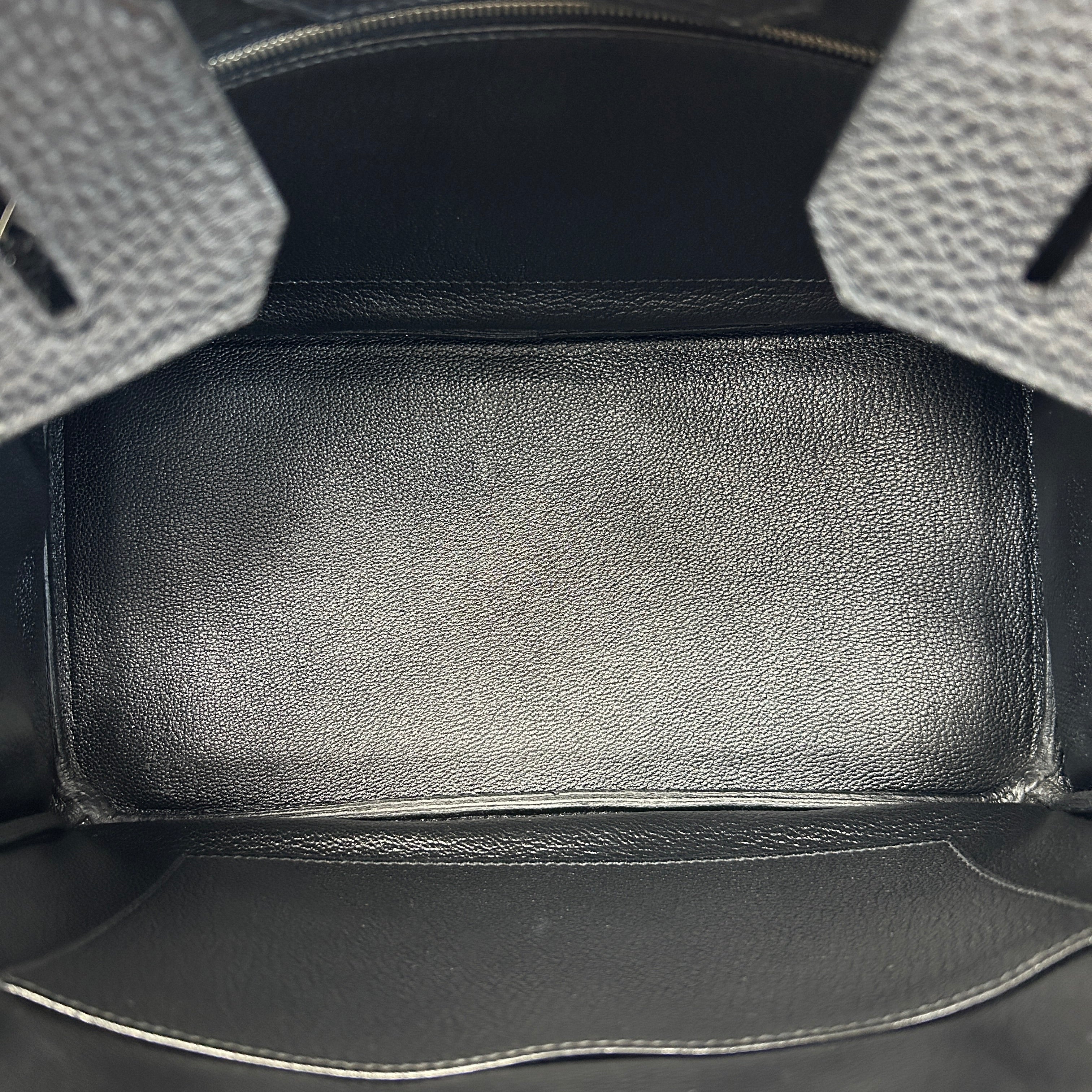 Black Clemence Leather Birkin 30 Bag w/PHW