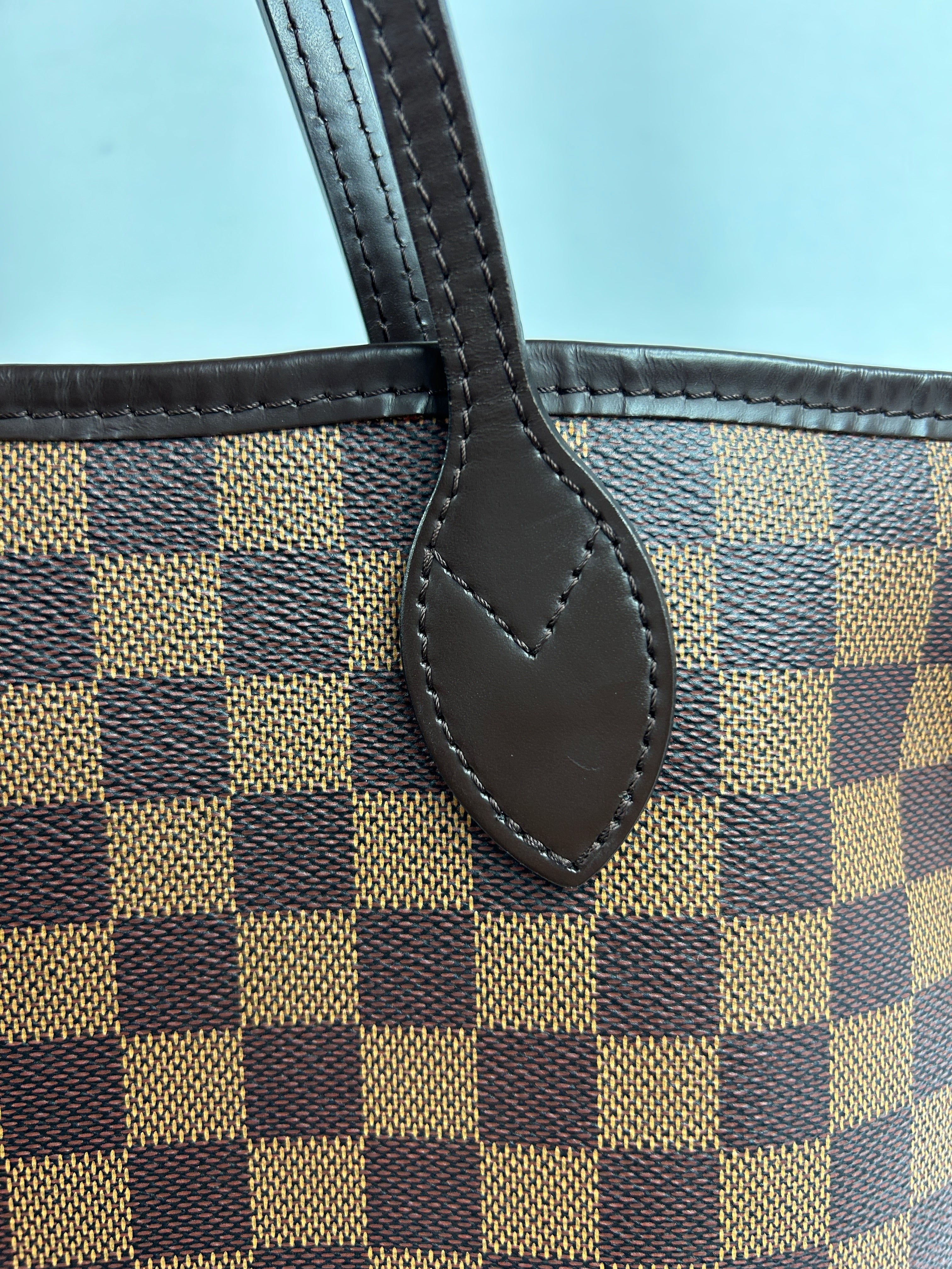 Damier Ebene Monogram Neverfull MM w/GHW