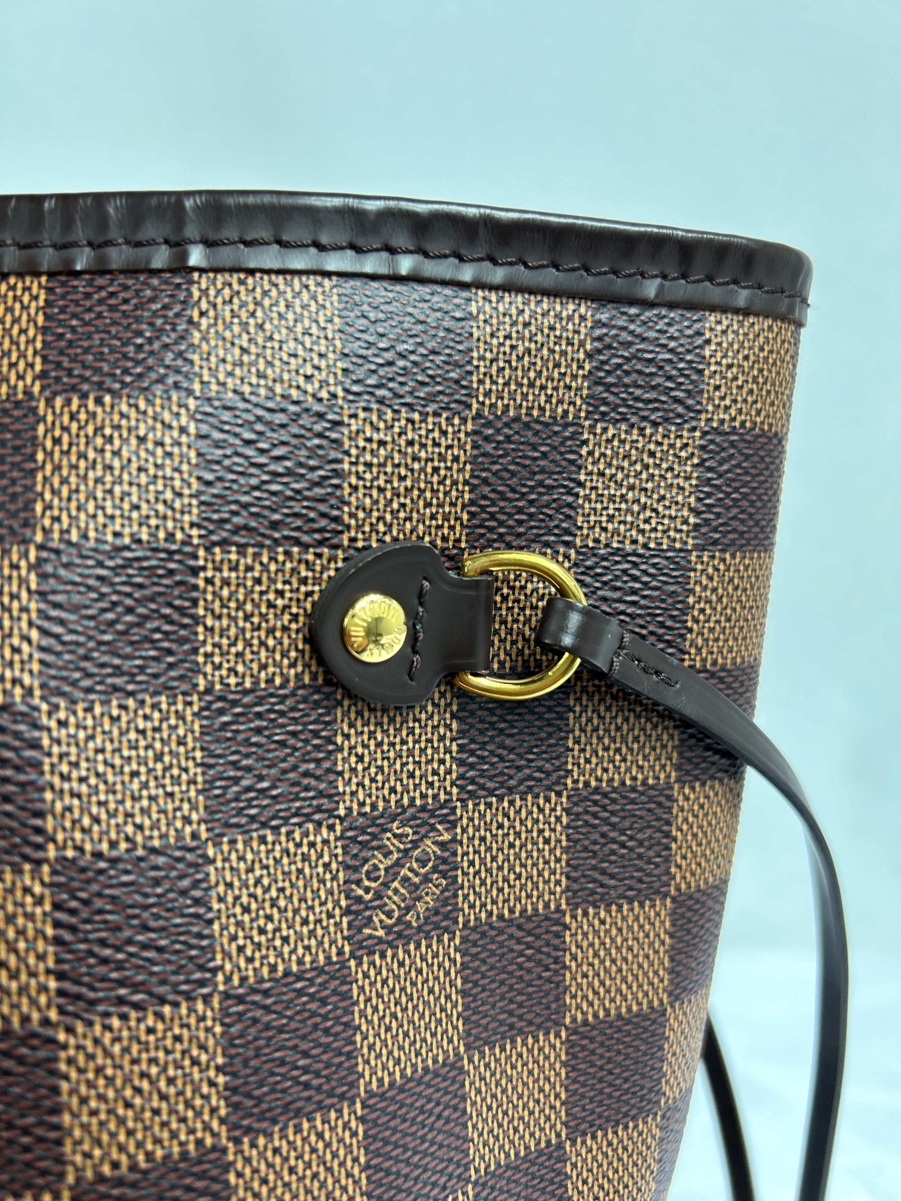 Damier Ebene Monogram Neverfull MM w/GHW