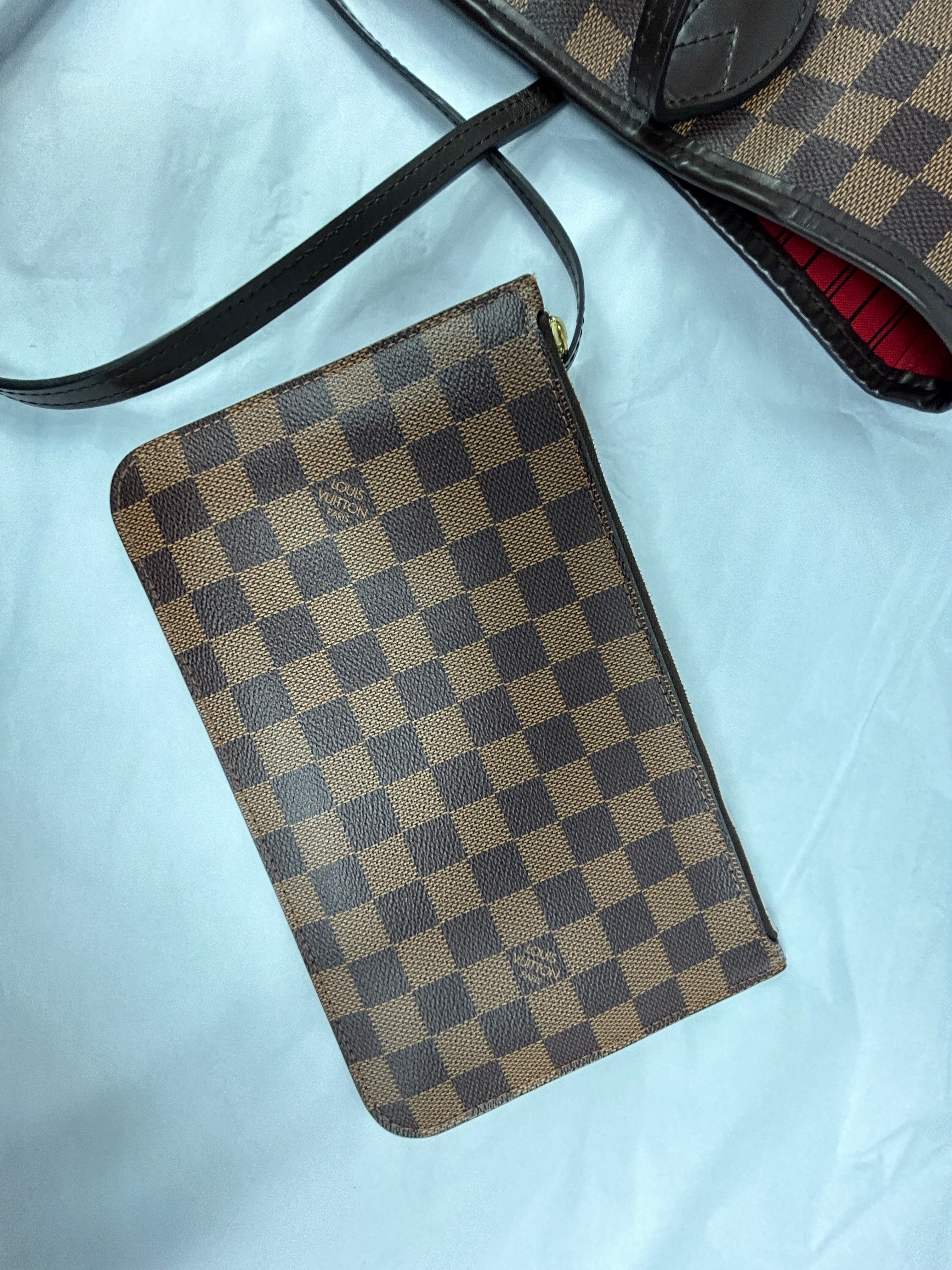 Damier Ebene Monogram Neverfull MM w/GHW