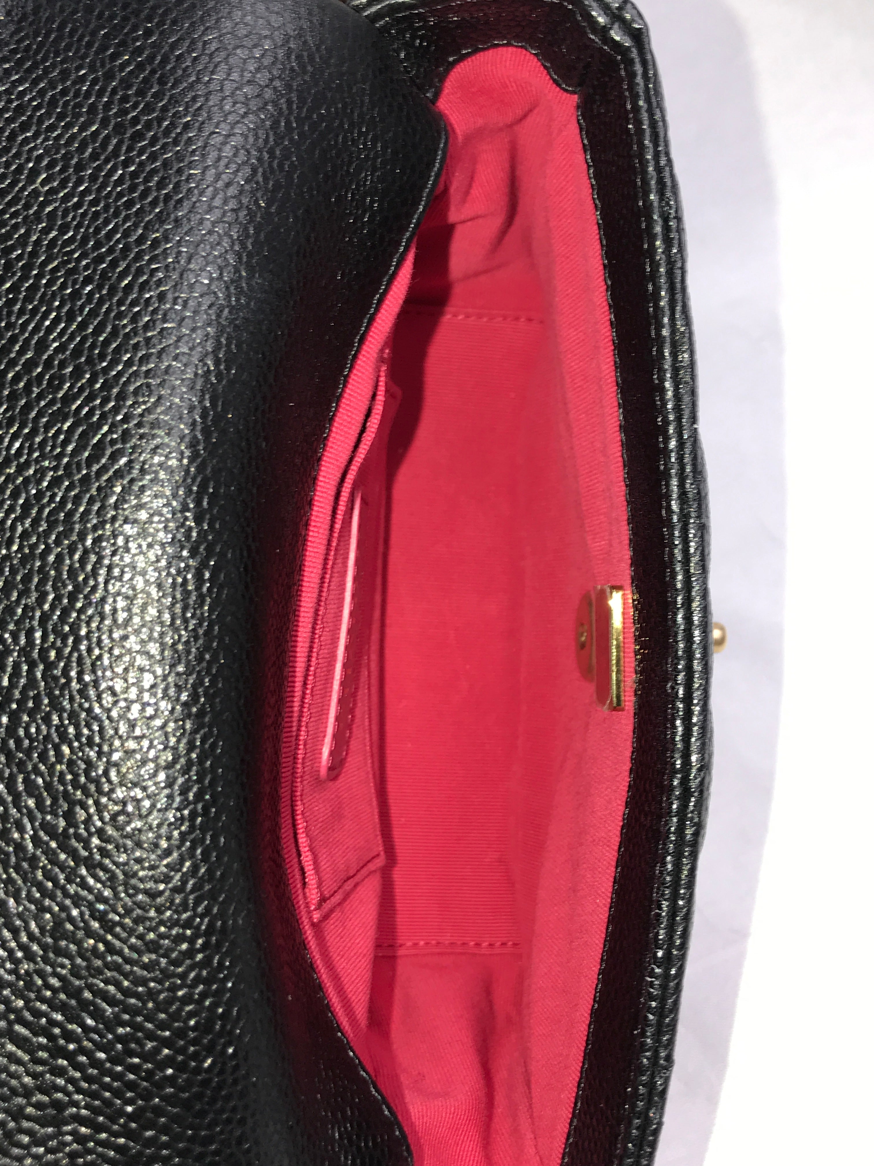 Black Caviar Quilted Mini Medallion Single Flap w/AGHW- ON LAYAWAY
