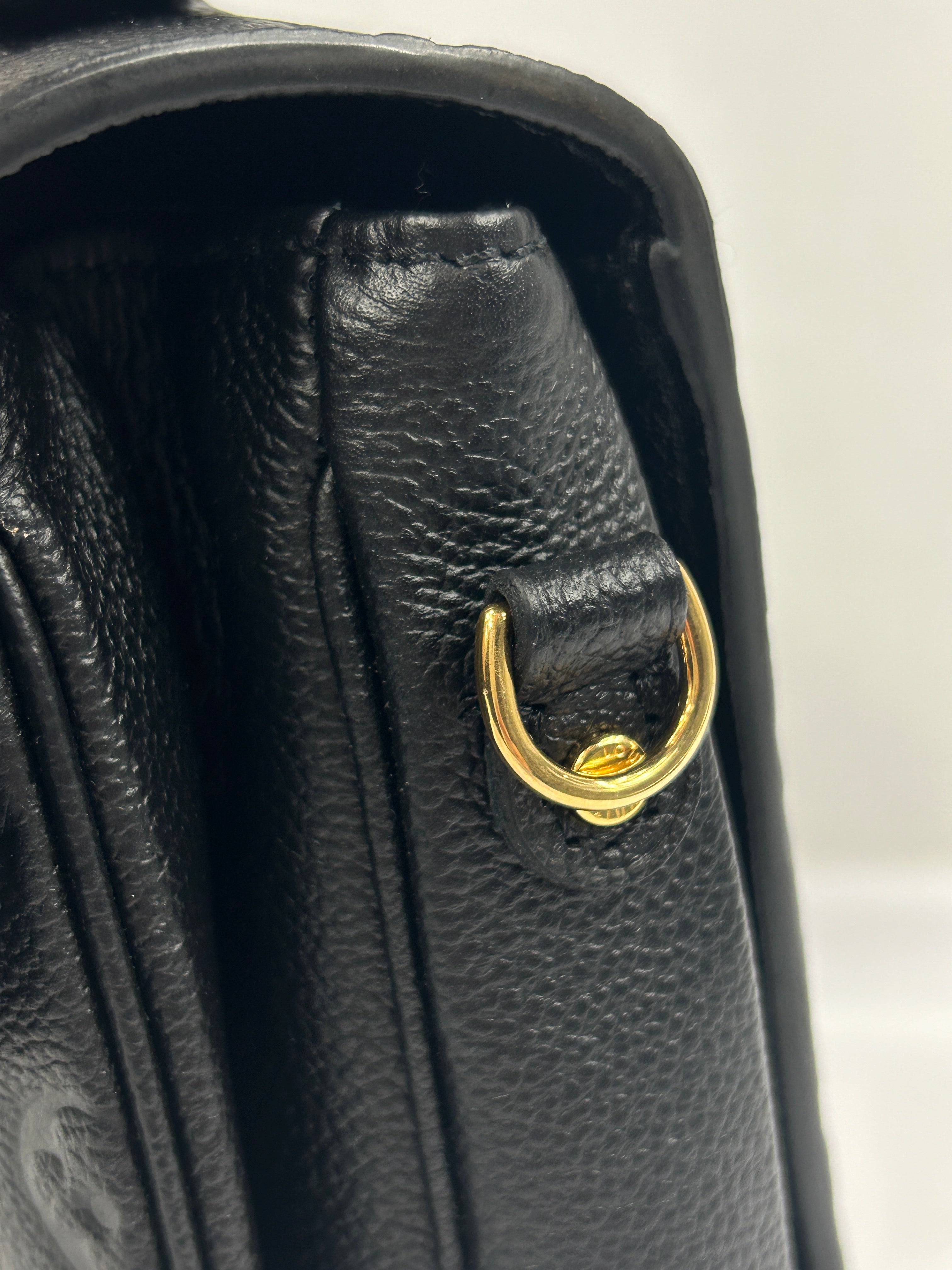 Black Empreinte Calfskin Leather Pochette Metis w/GHW-SOLD ON LAYAWAY