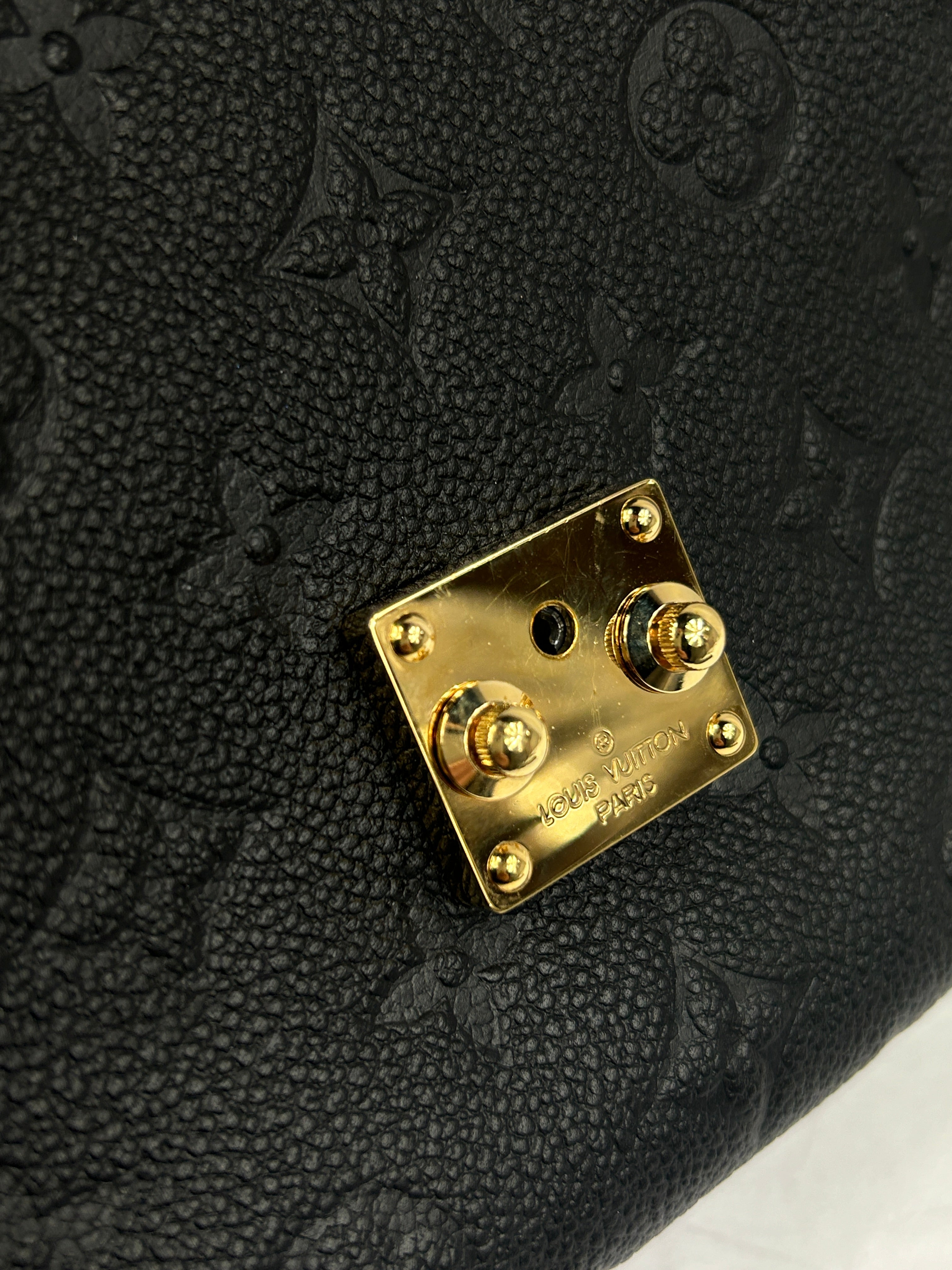 Black Empreinte Calfskin Leather Pochette Metis w/GHW-SOLD ON LAYAWAY