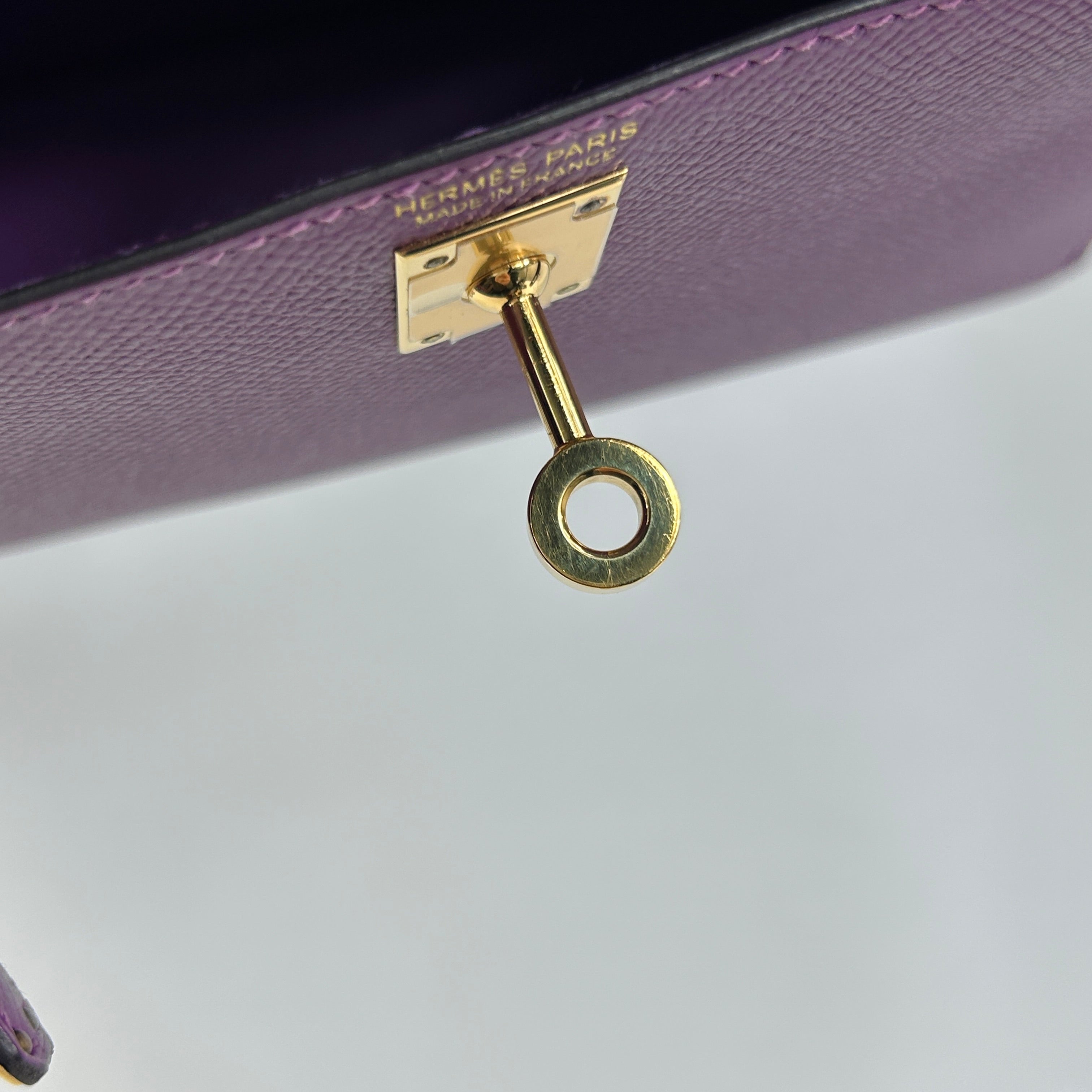 Anemone Epsom Sellier Kelly Mini w/GHW