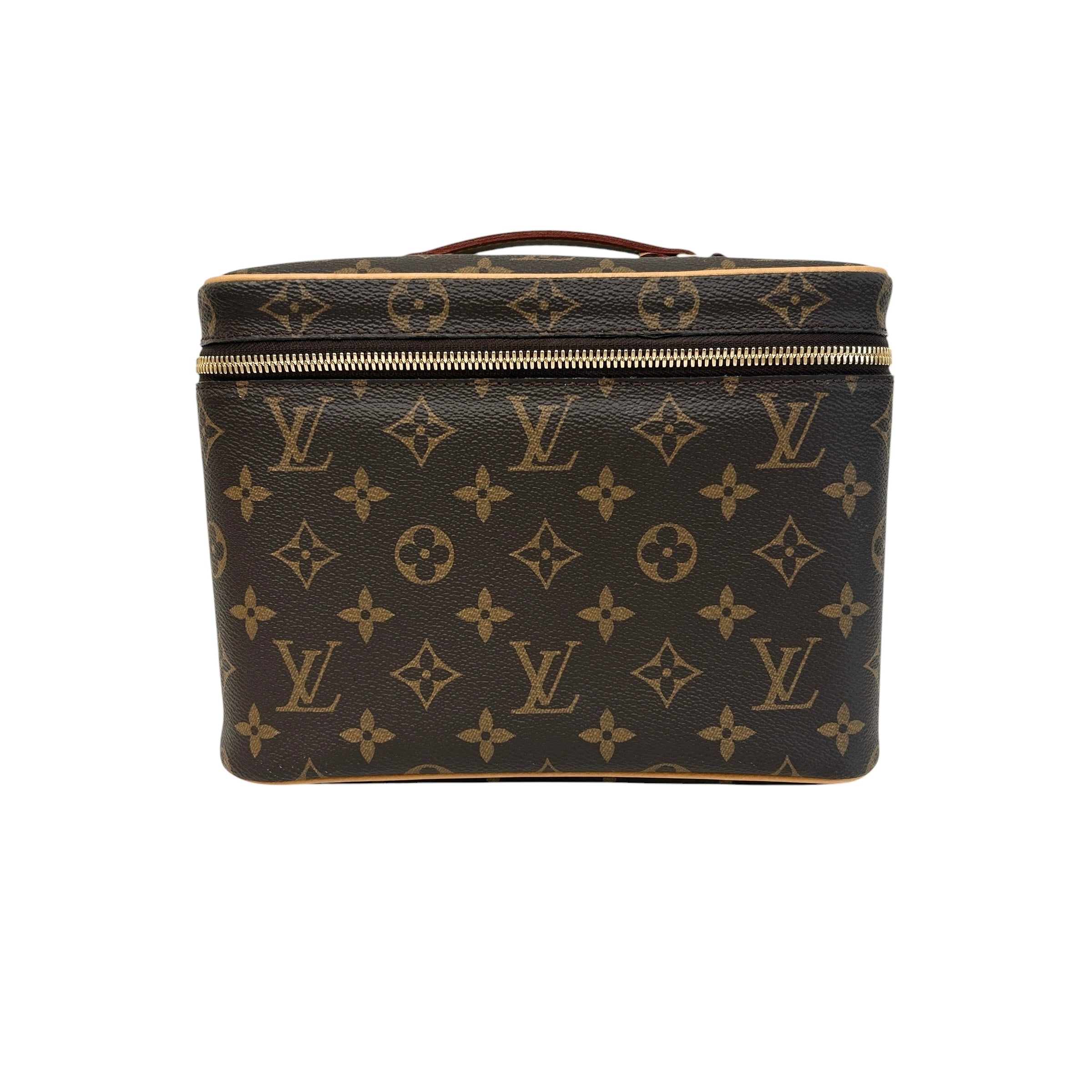 Monogram Canvas Nice BB Vanity Case W/GHW