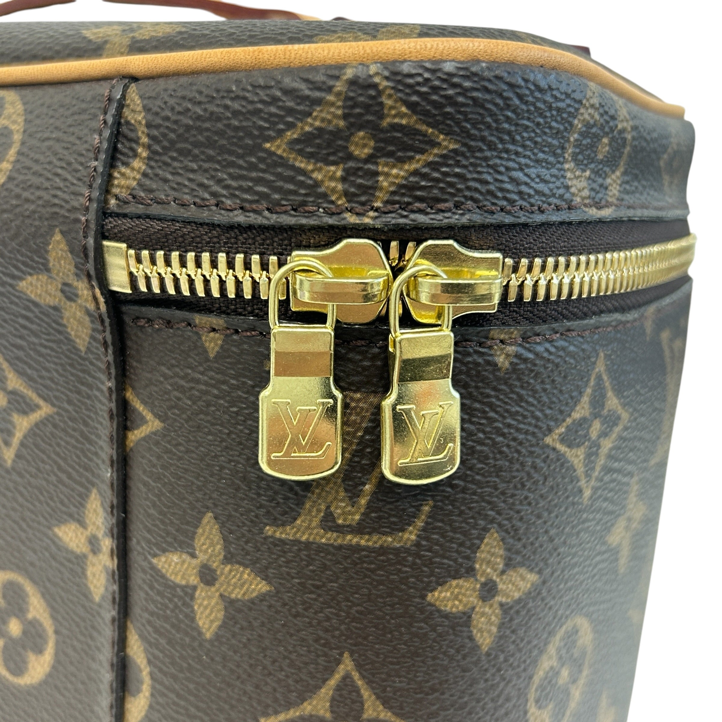 Monogram Canvas Nice BB Vanity Case W/GHW