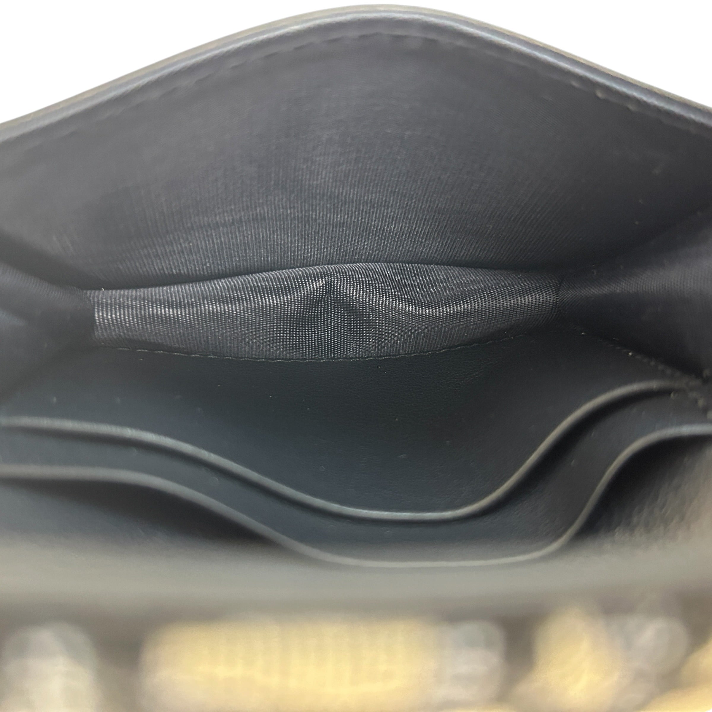 Blue Logo Saddle Card Holder w/GHW,