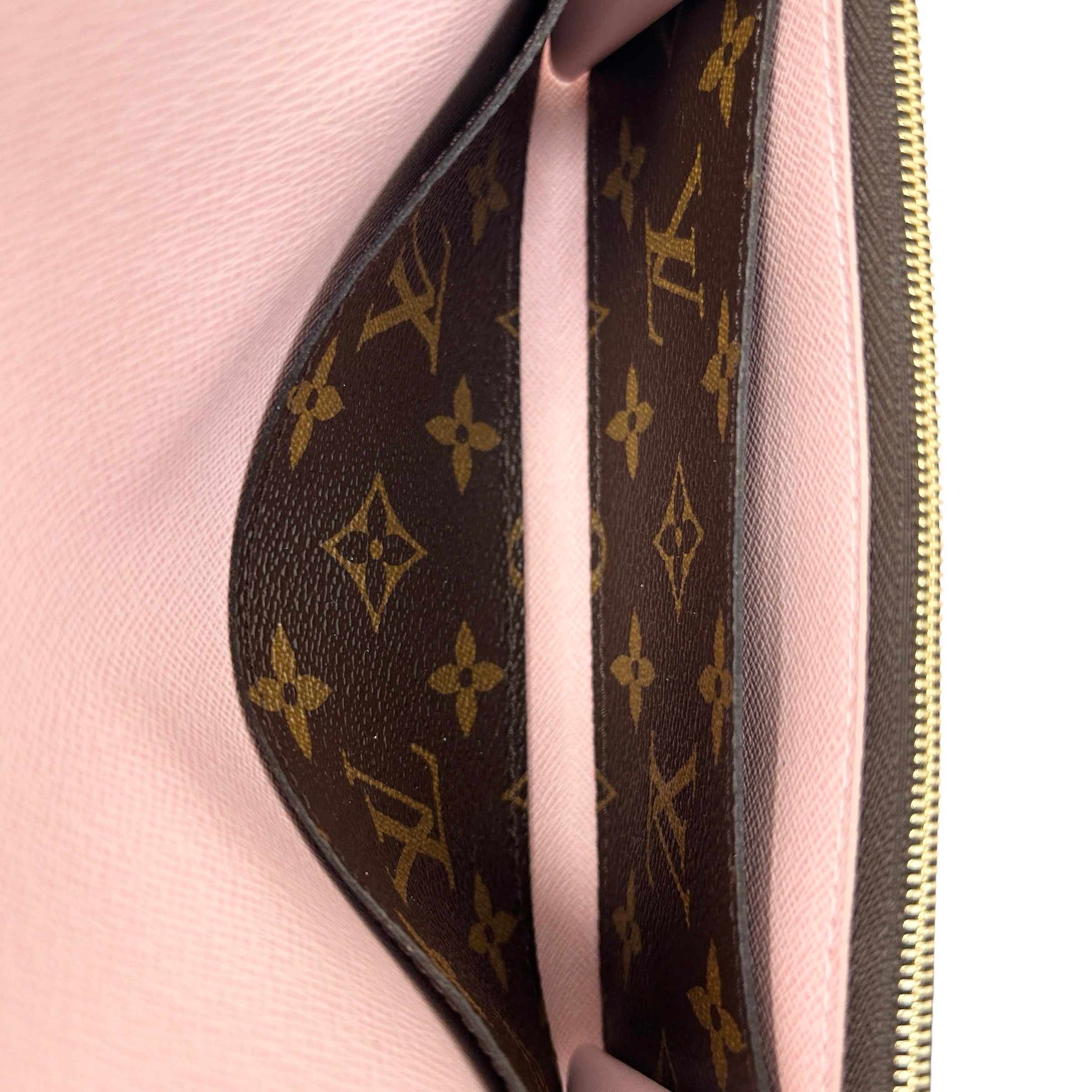 Monogram Canvas Piment Emilie Wallet