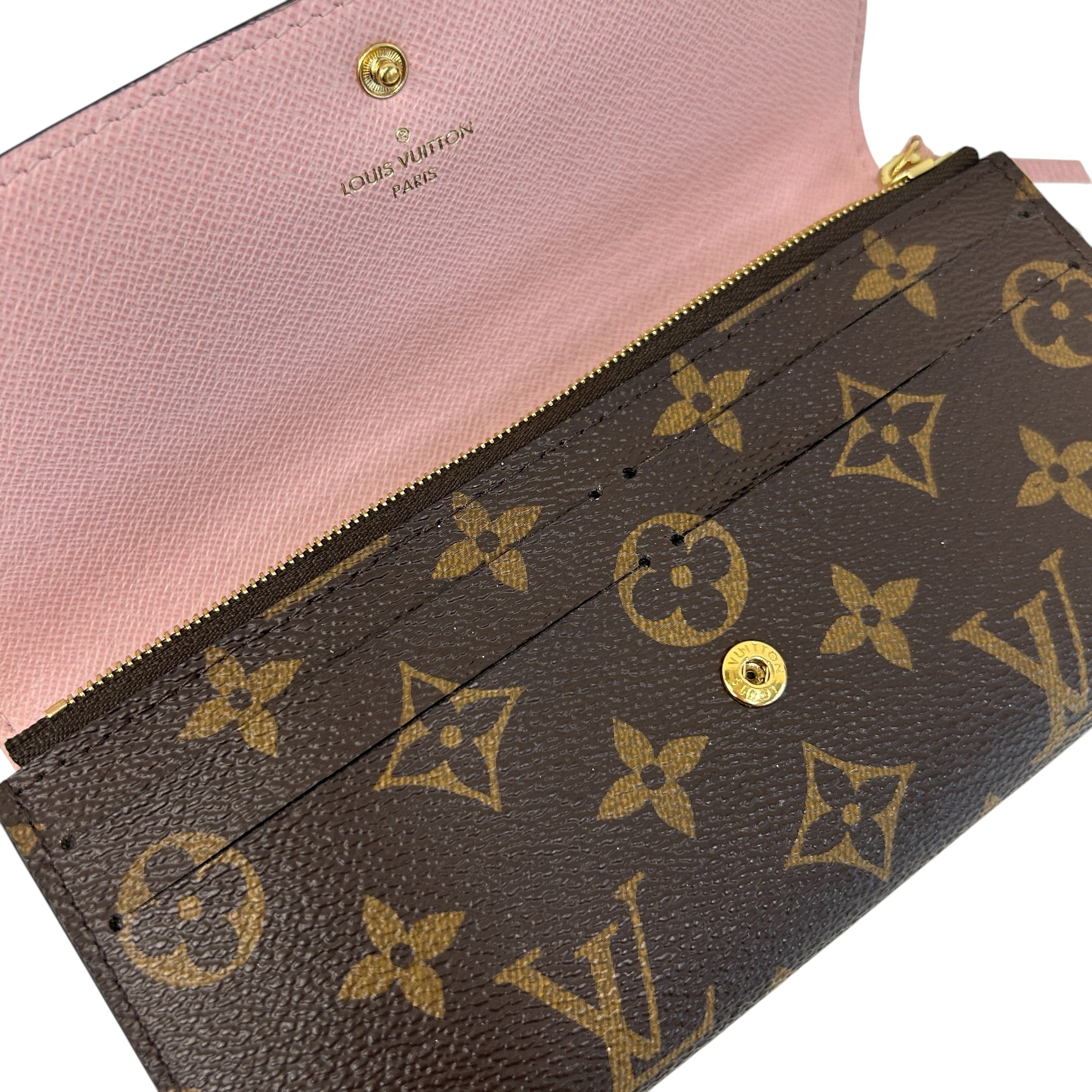 Monogram Canvas Piment Emilie Wallet