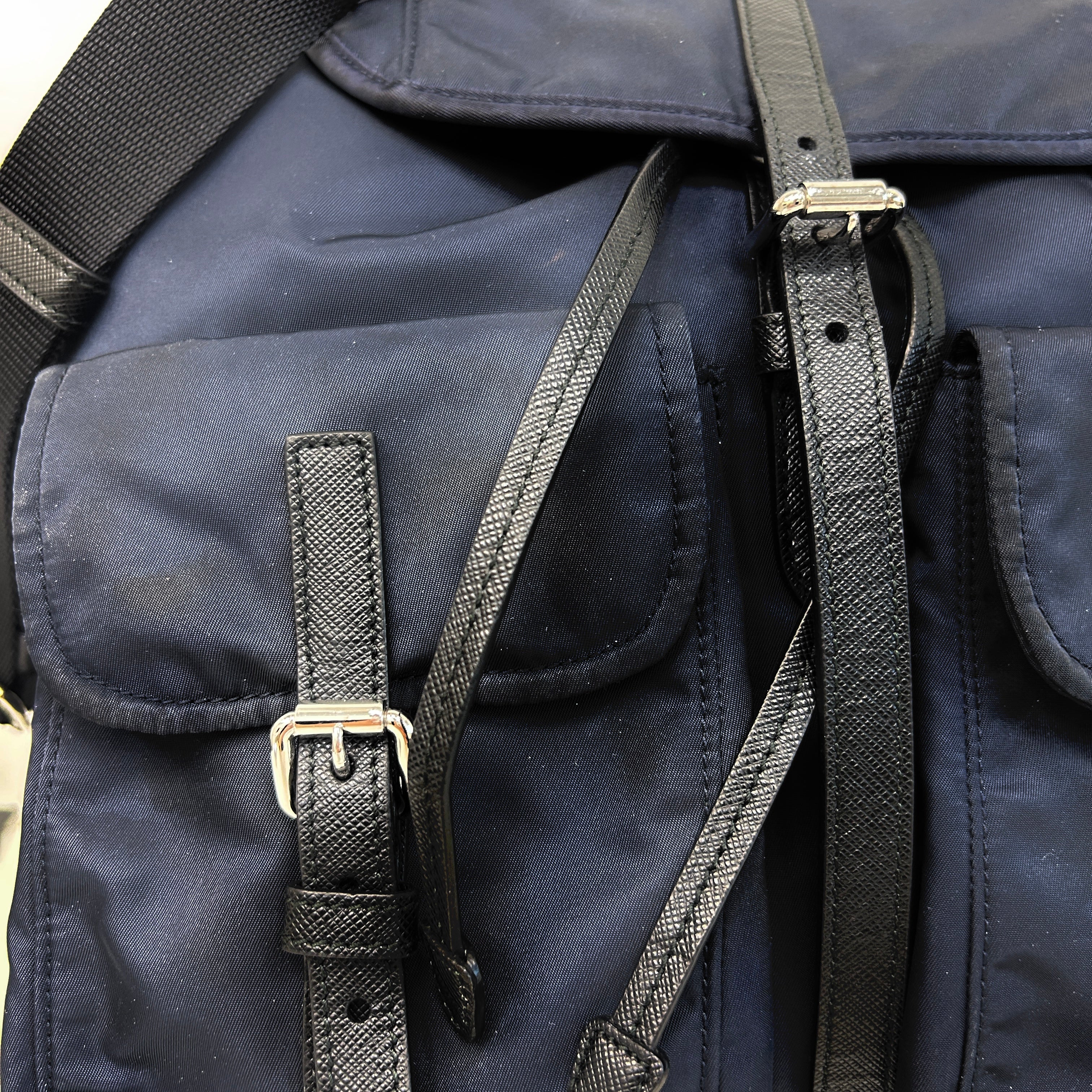 Navy Re-Nylon Backpack