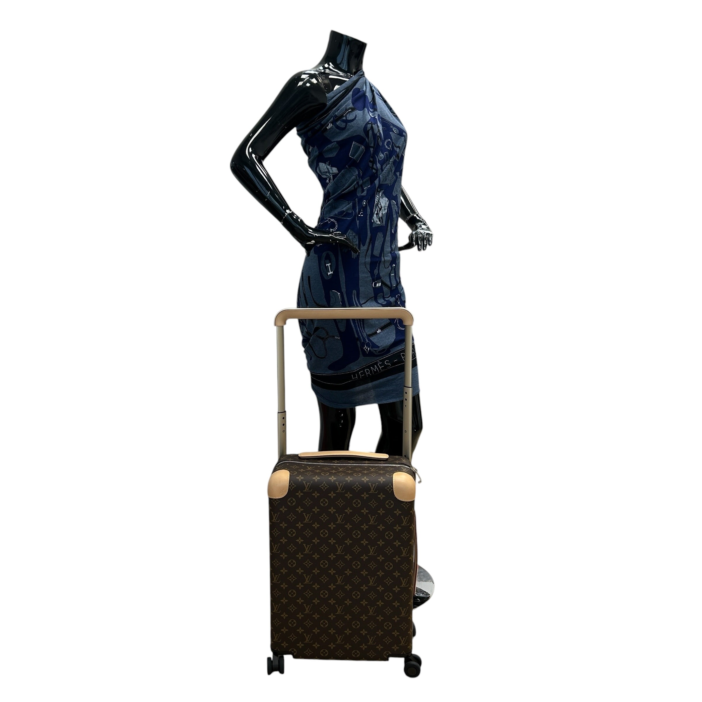 Monogram Canvas/Leather Horizon 55 Rolling Suitcase w/SHW