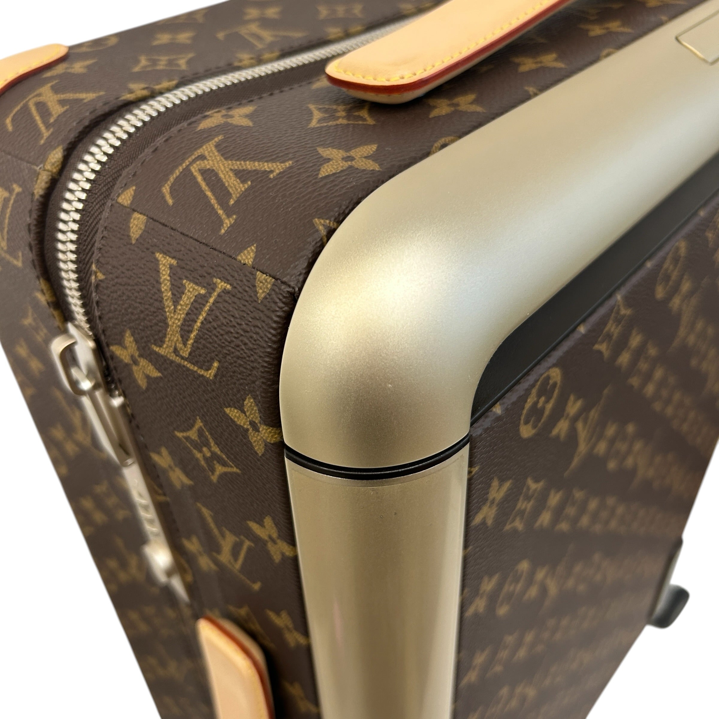 Monogram Canvas/Leather Horizon 55 Rolling Suitcase w/SHW