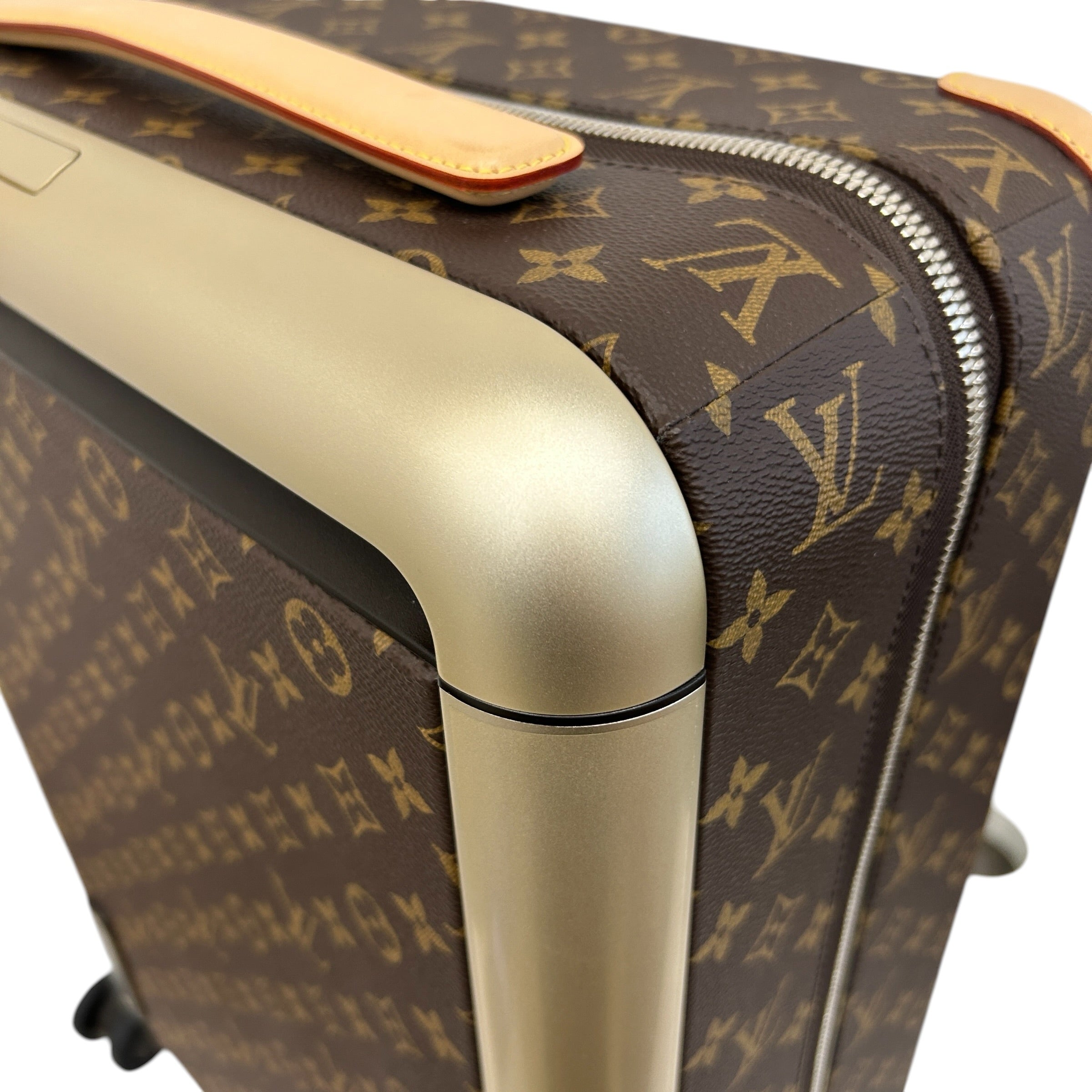 Monogram Canvas/Leather Horizon 55 Rolling Suitcase w/SHW