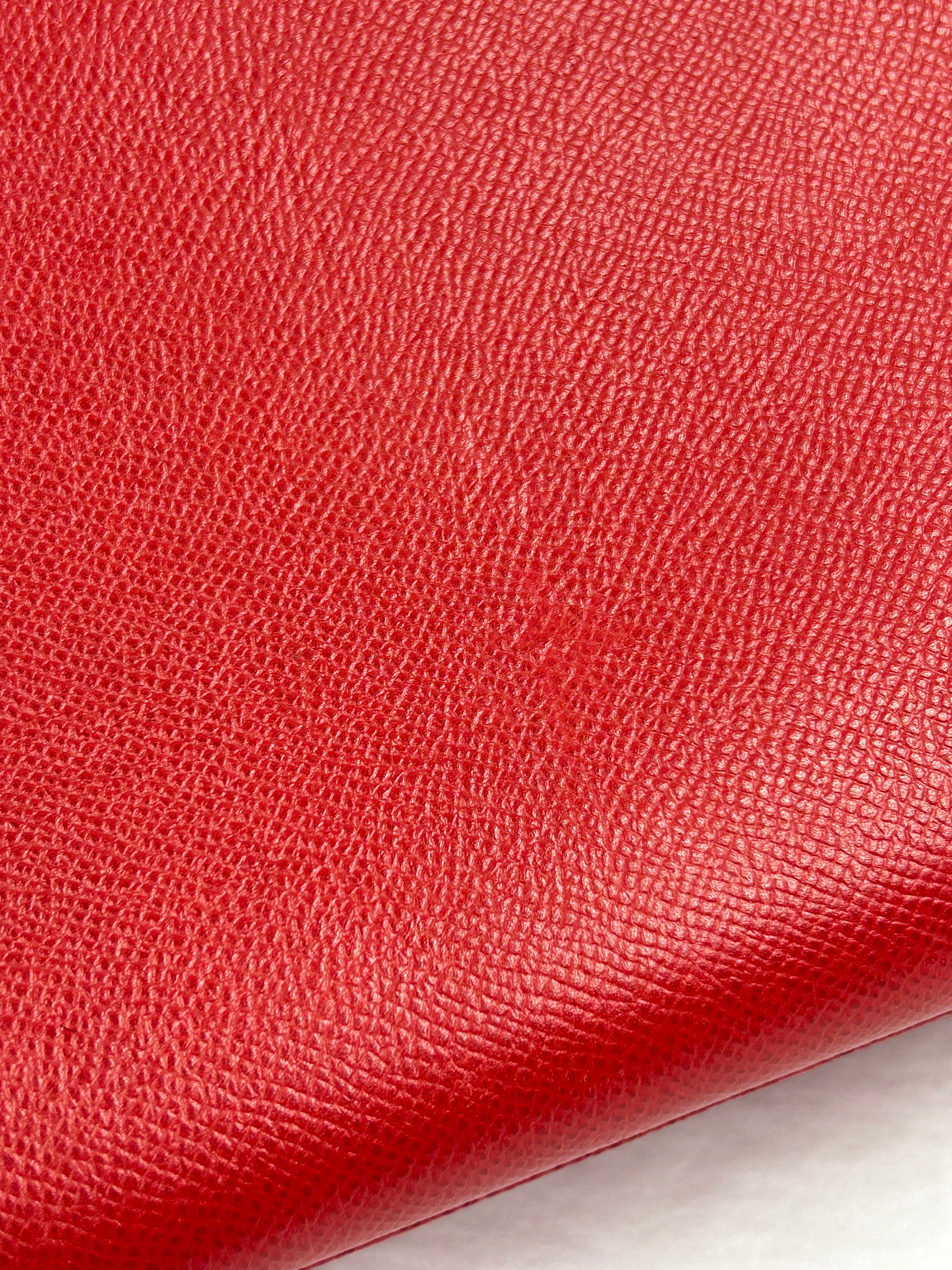 Hermes Rouge Epsom Kelly 32 w/GHW