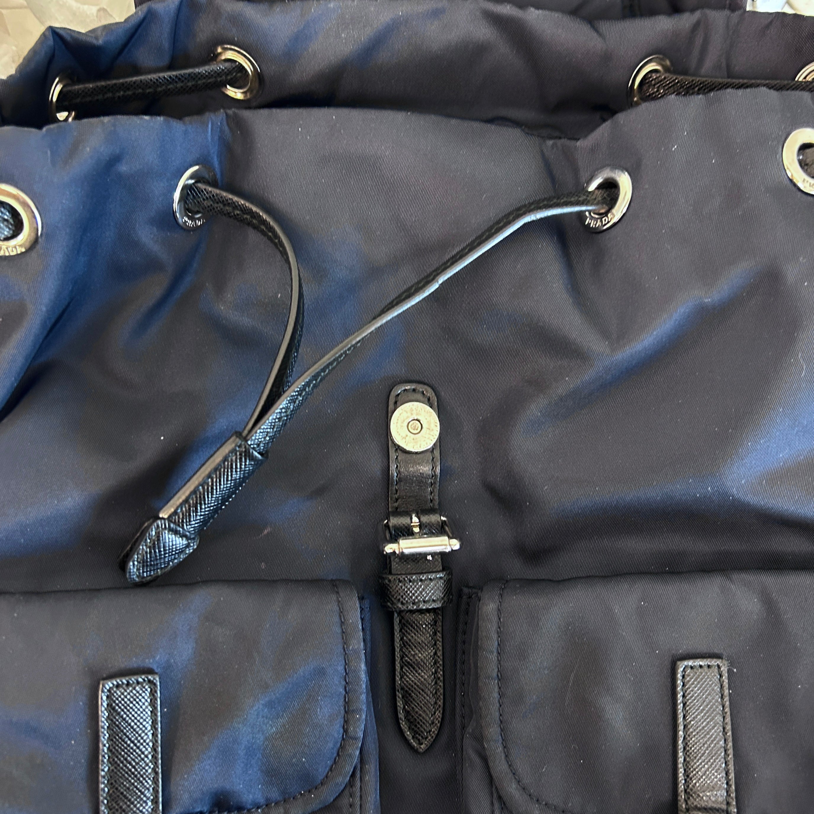 Navy Re-Nylon Backpack