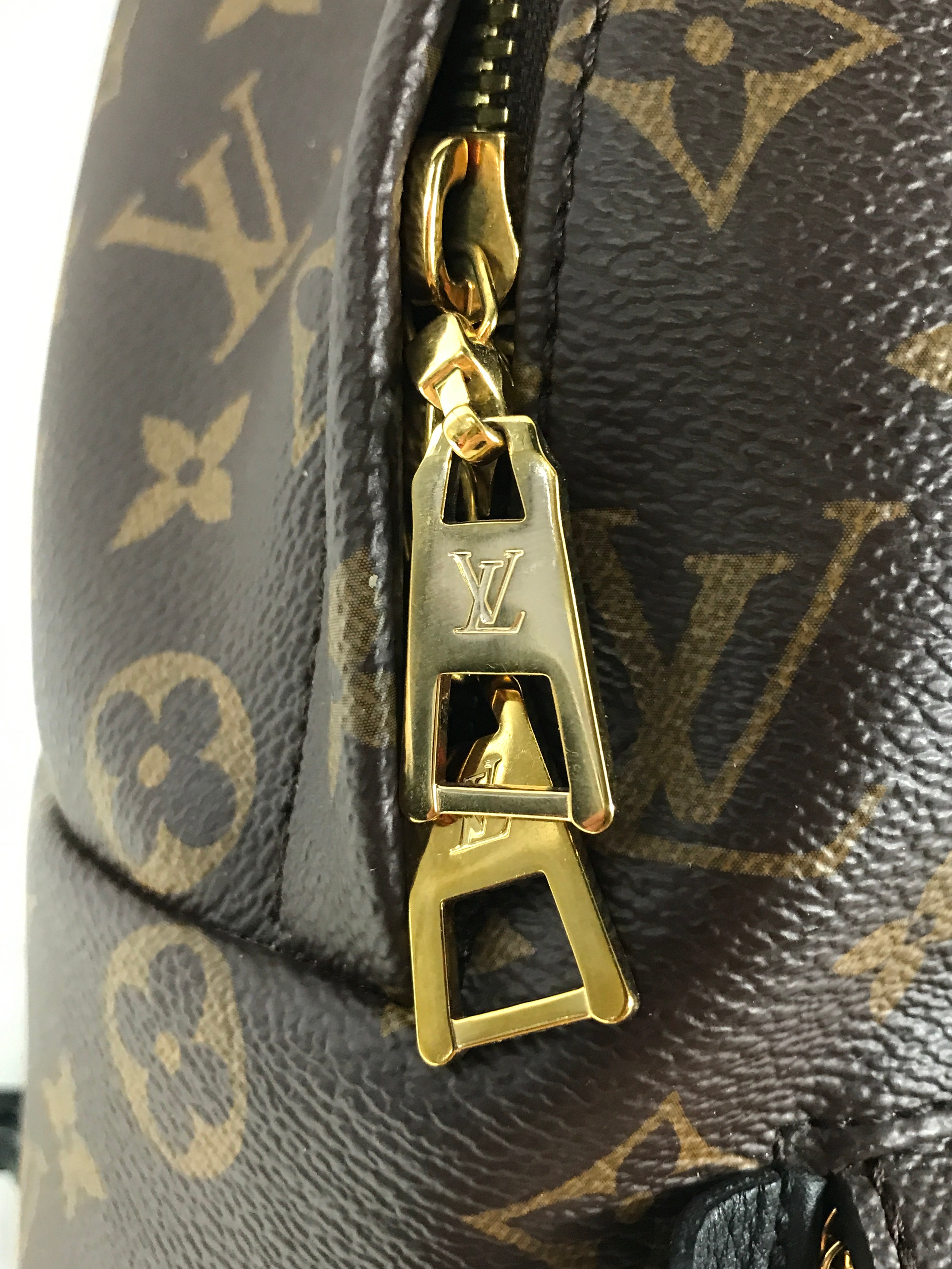 Monogram Coated Canvas Palm Springs MM Backpack w/GHW
