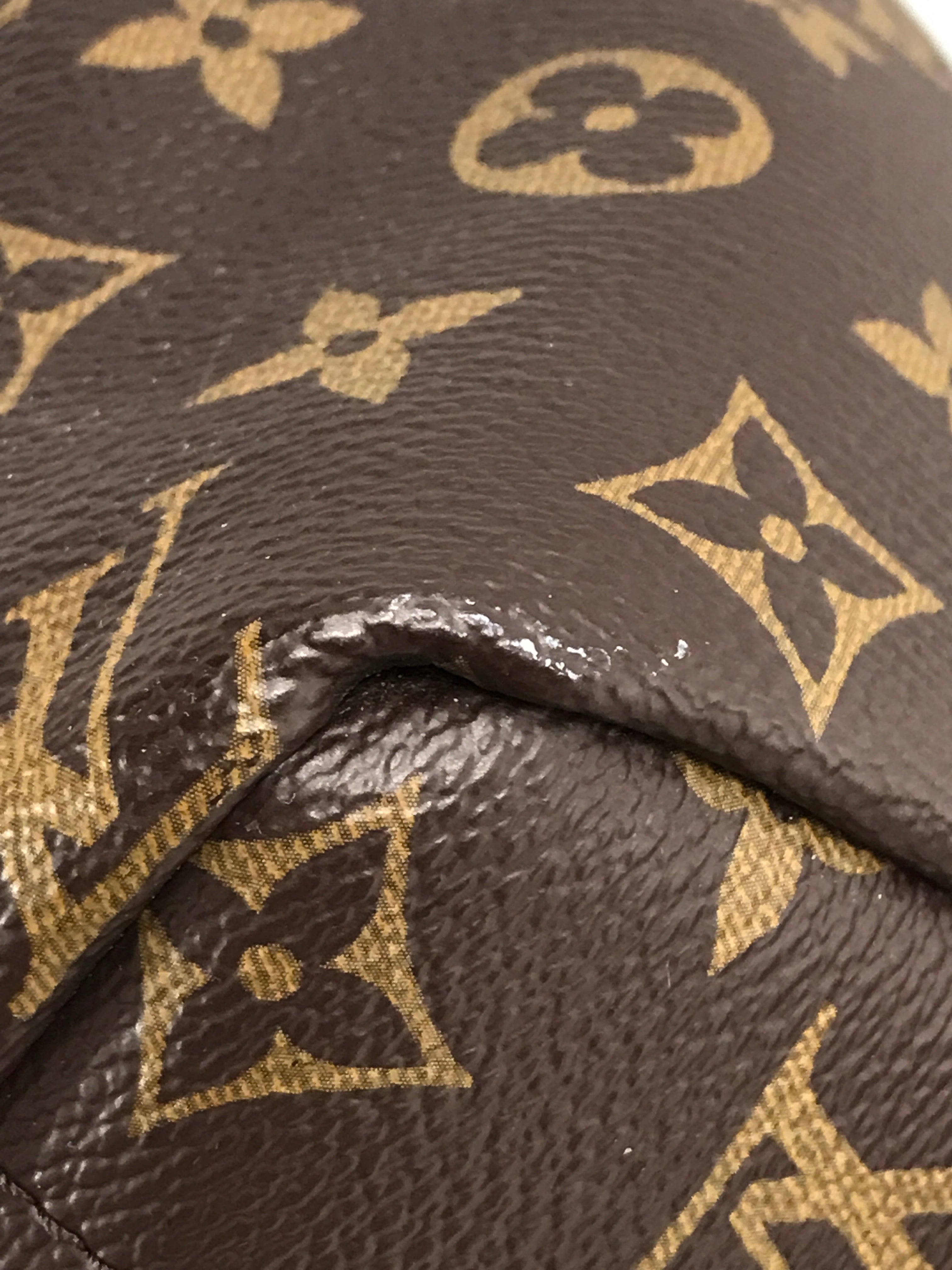 Monogram Coated Canvas Palm Springs MM Backpack w/GHW