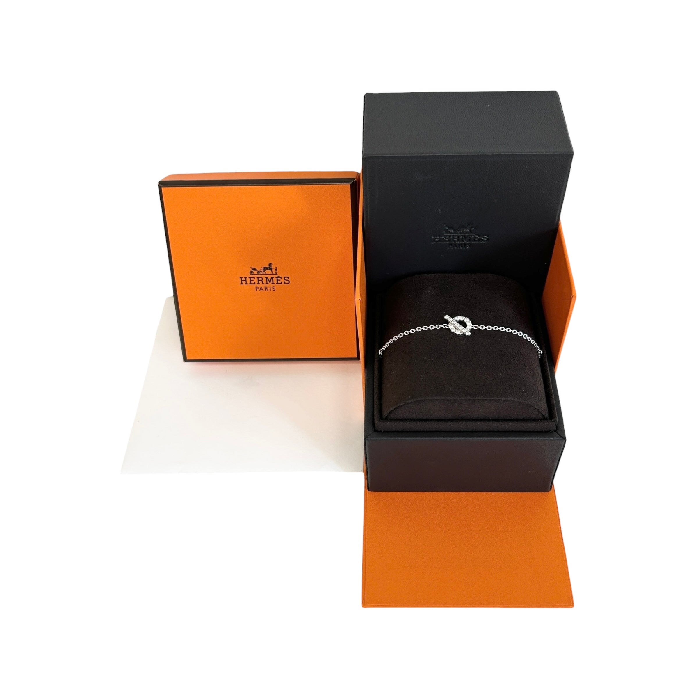 Finesse 18K White Gold w/18 Diamonds Bracelet