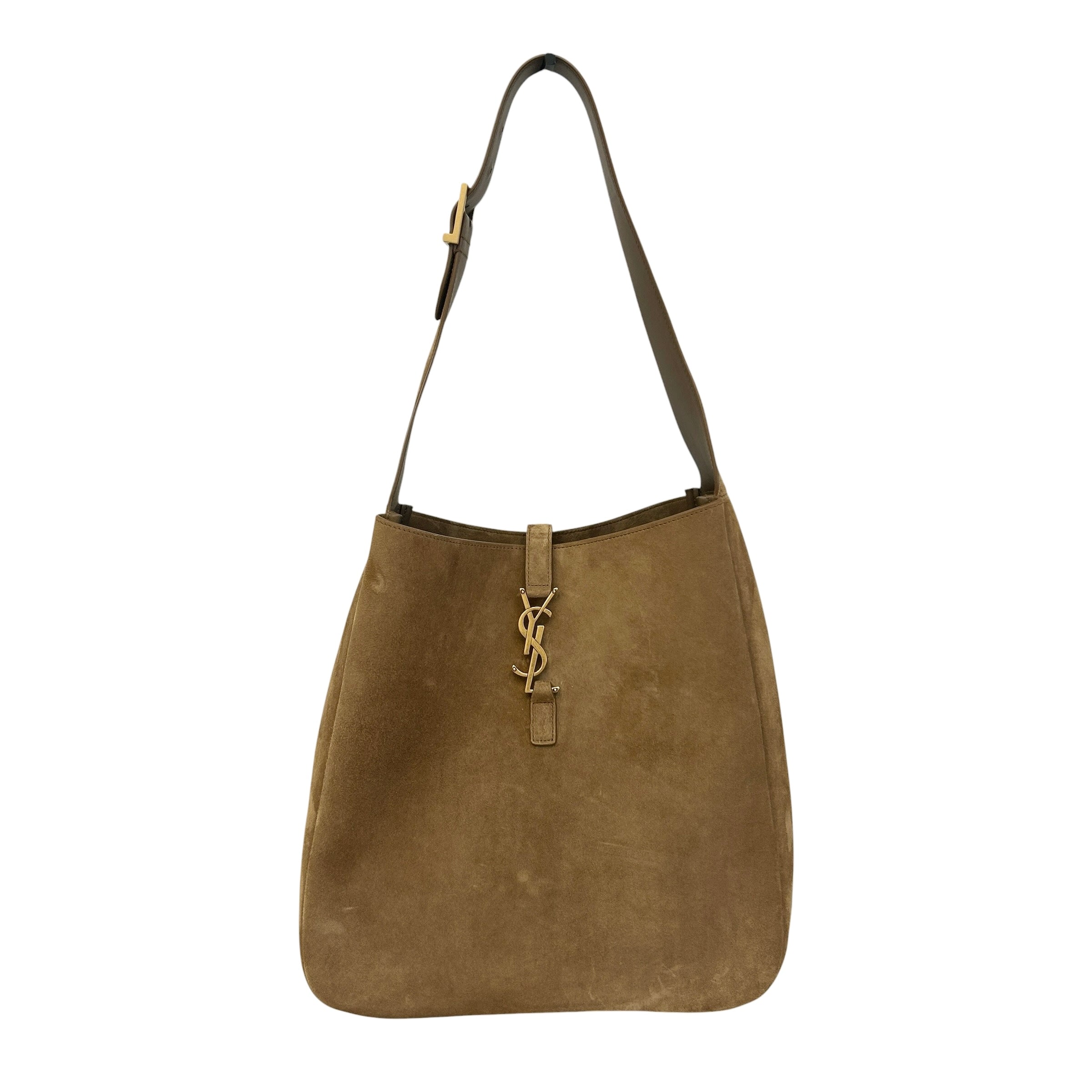 Barley Suede Le 5 A 7 Large Hobo Bag w/GHW