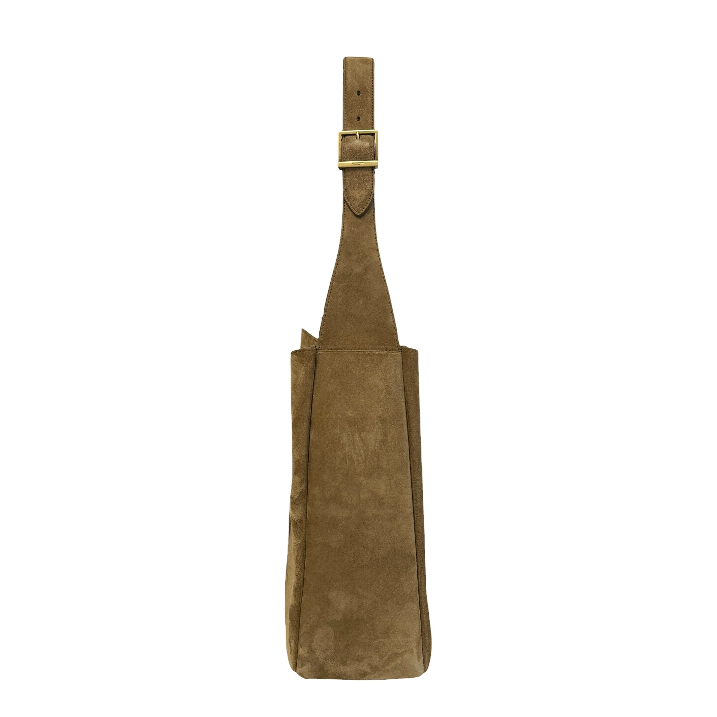 Barley Suede Le 5 A 7 Large Hobo Bag w/GHW